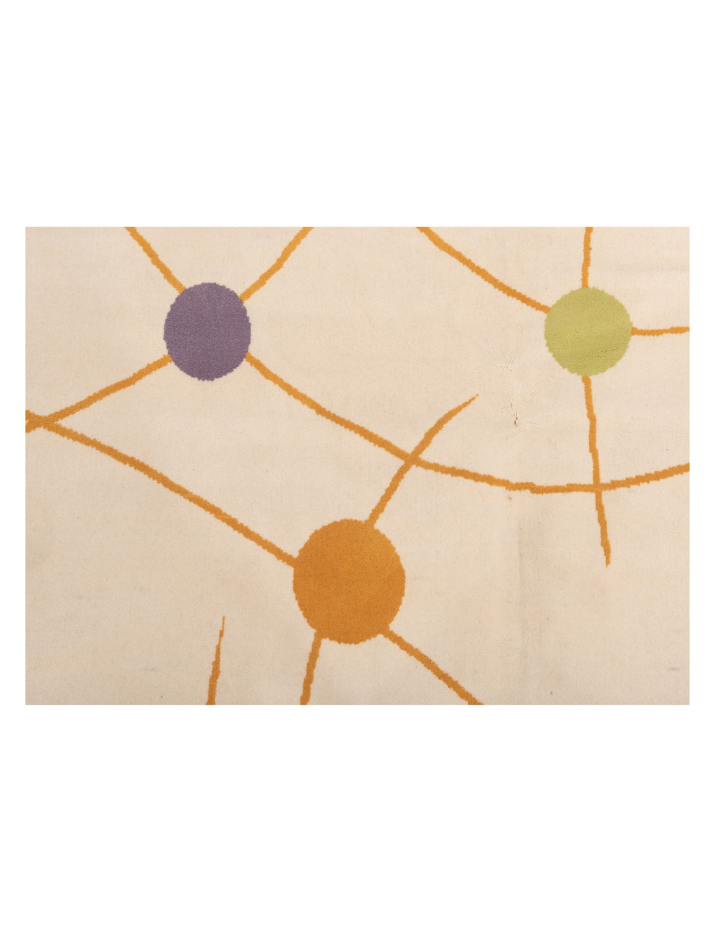 Alara 104025 Ivory Green 6.9x9.9 Machine Made Rug