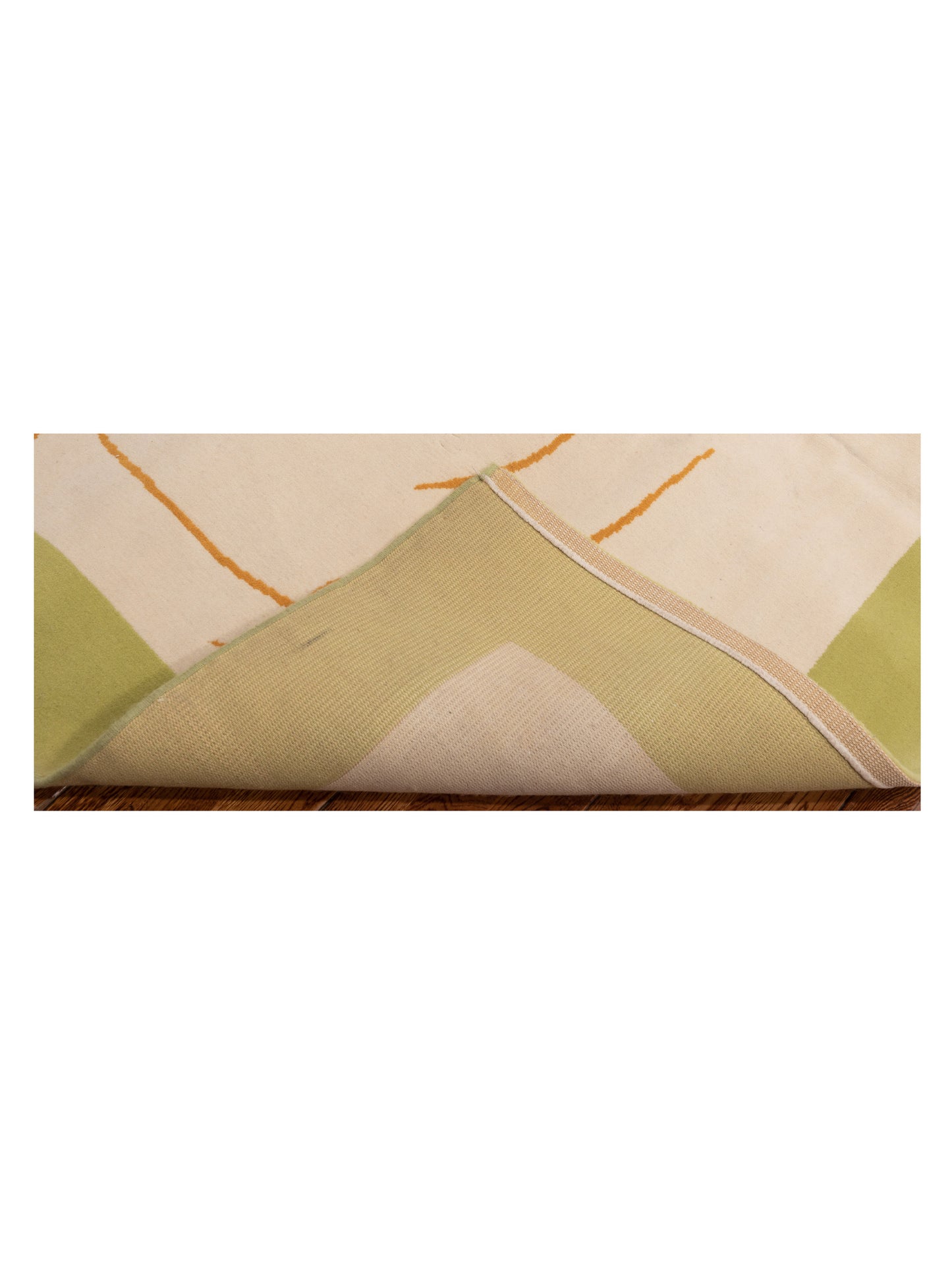 Alara 104025 Ivory Green 6.9x9.9 Machine Made Rug