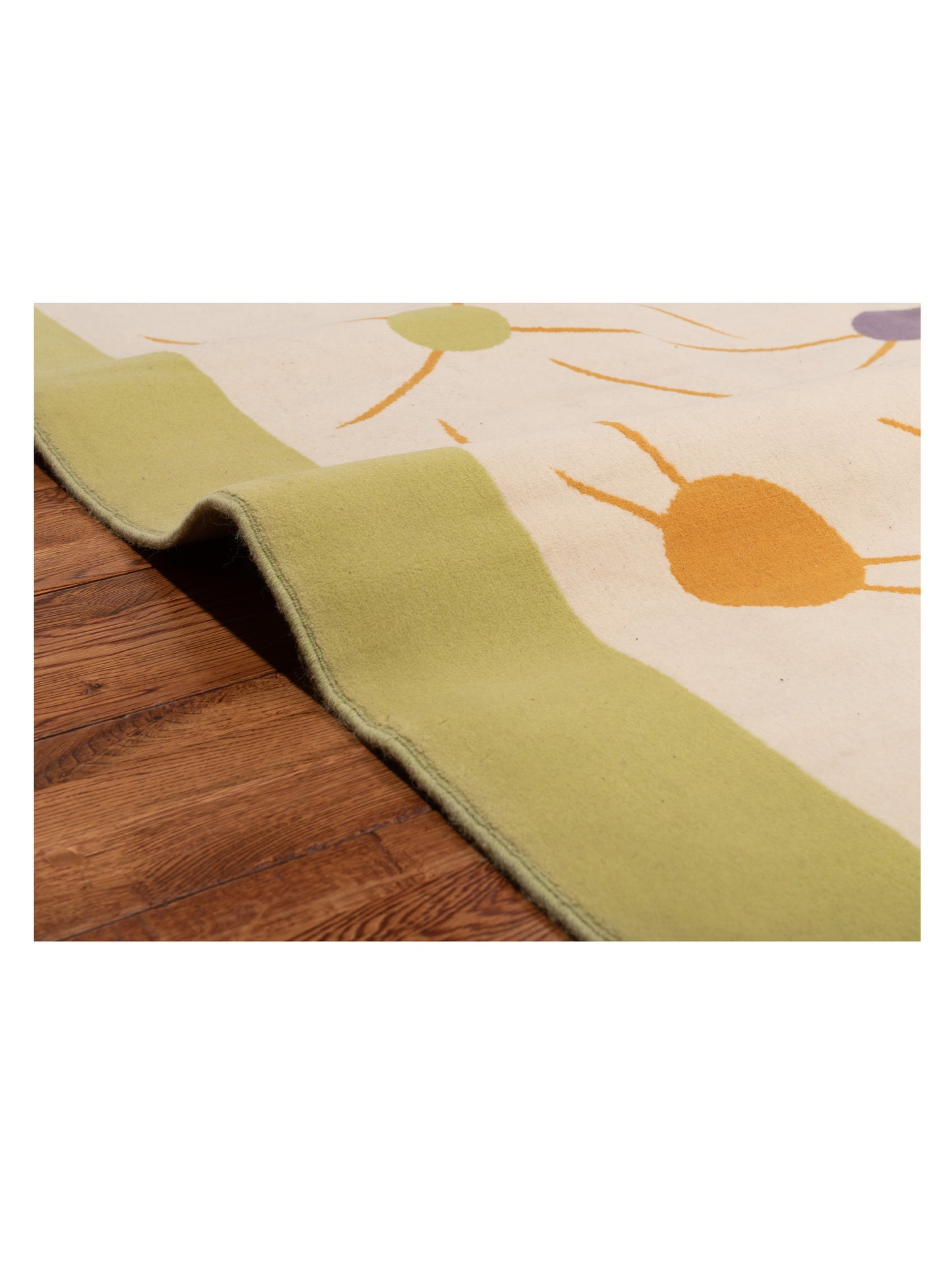 Alara 104025 Ivory Green 6.9x9.9 Machine Made Rug