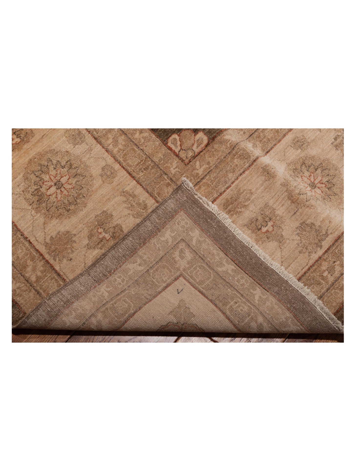 Sultan 104273 Green Ivory 12x17.8 Hand Knotted Rug