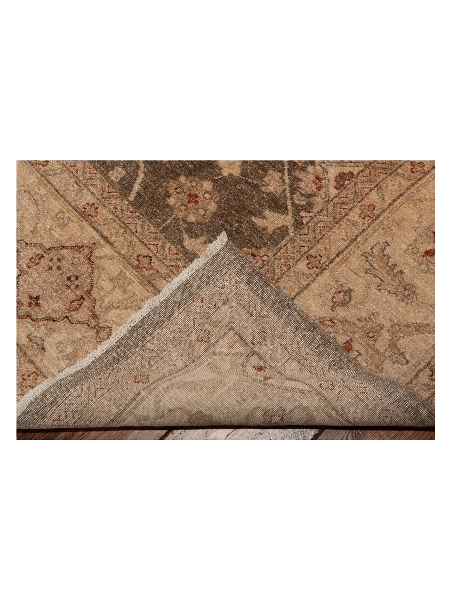 Sultan 104279 Green Ivory 9.3x11.6 Hand Knotted Rug