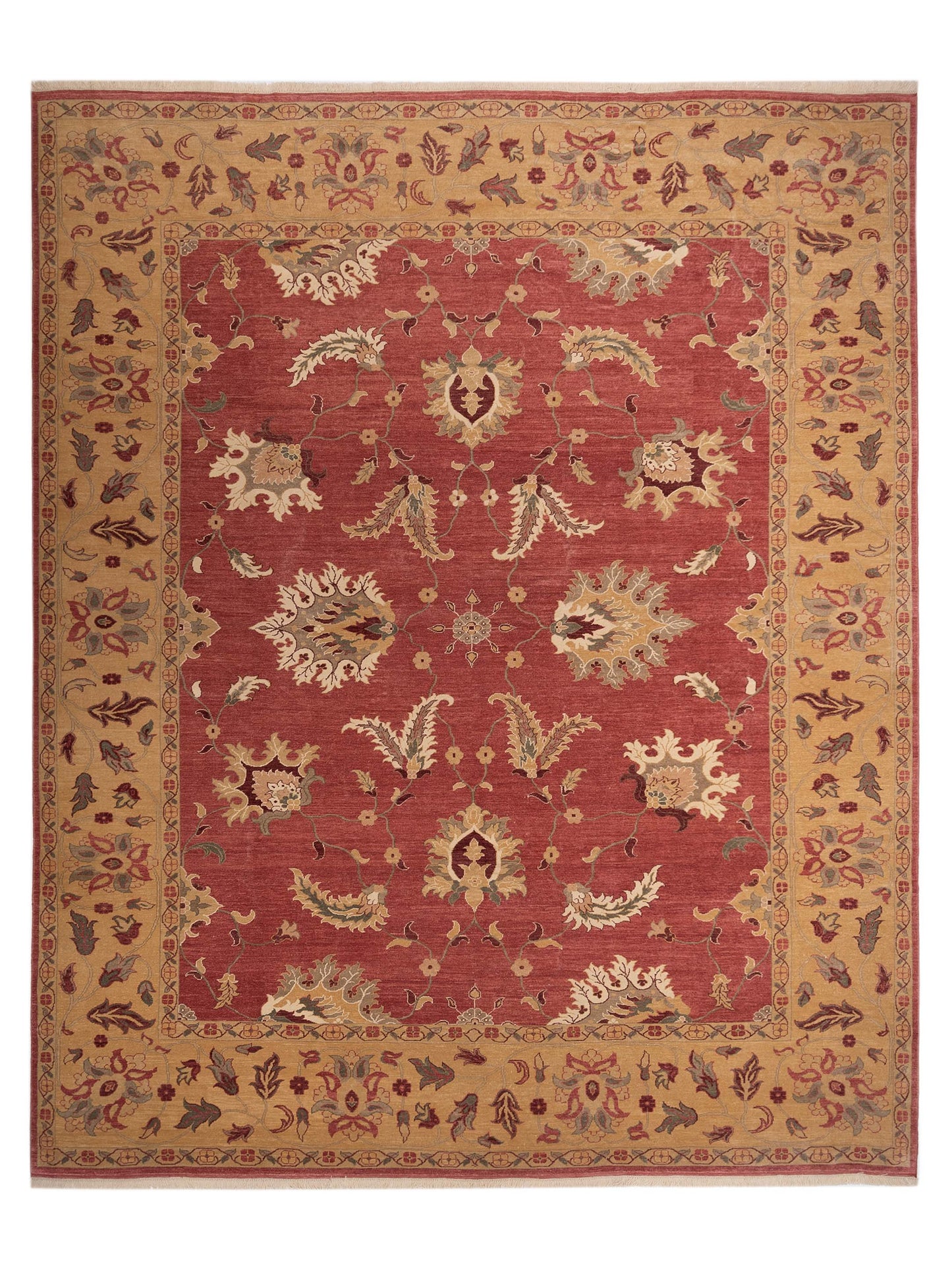 Pasha Antique Loom Rust Gold Traditional