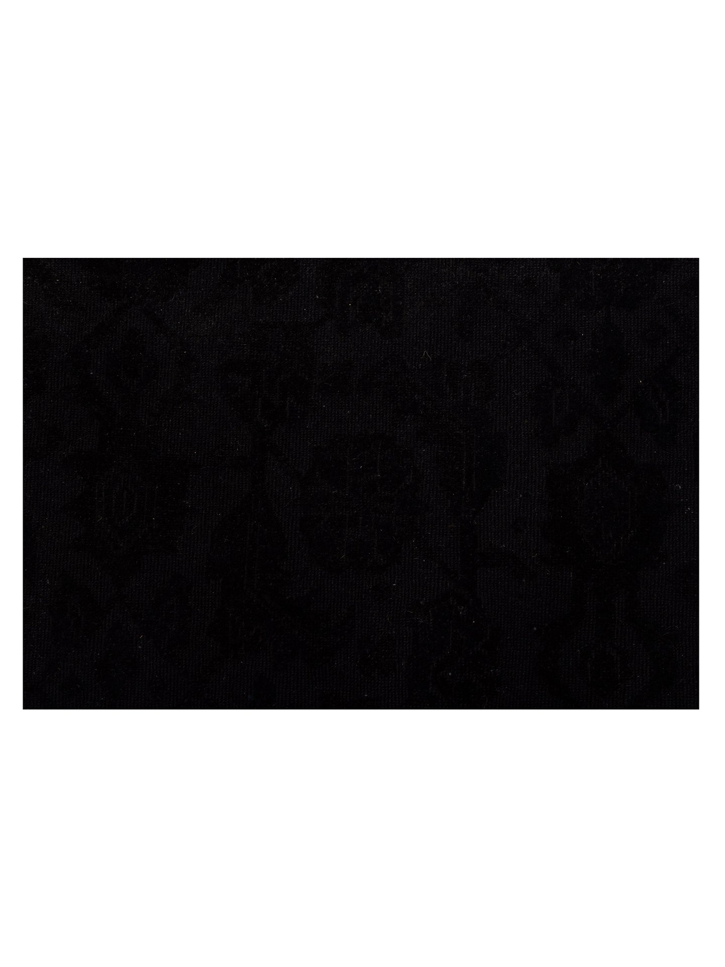 Vintage 104416 Black 9.3x12.3 Hand Knotted Rug