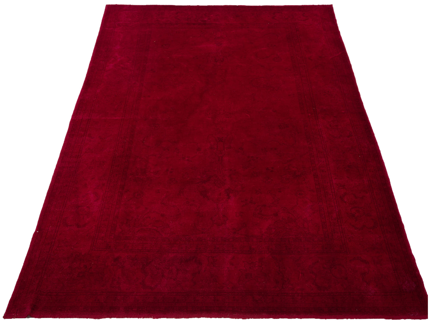 Vintage 104433 Red 8.3x9.10 Hand Knotted Rug
