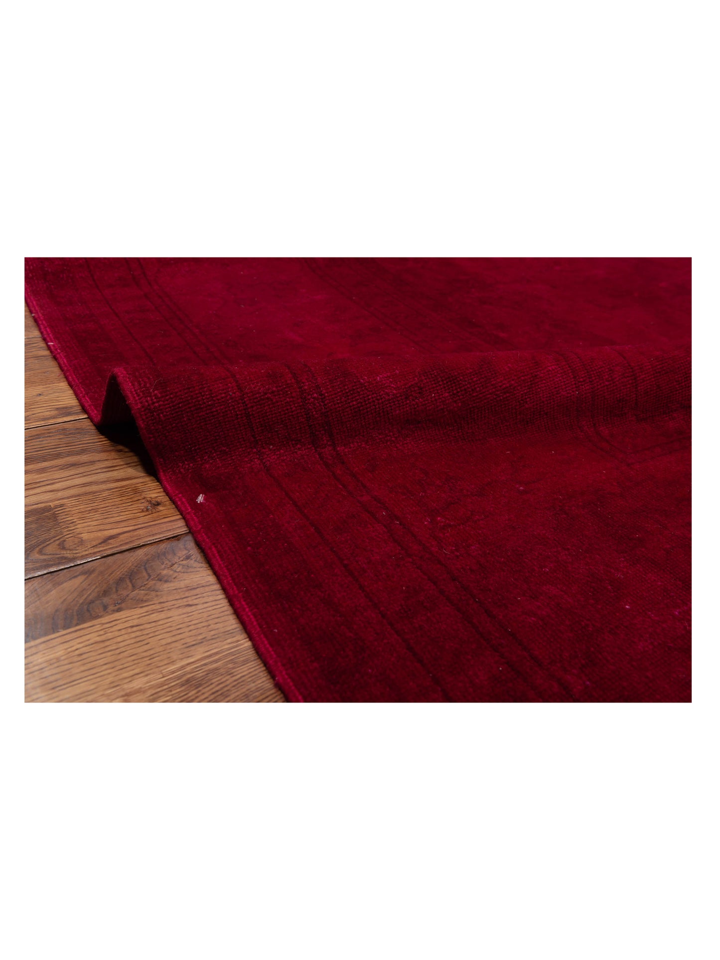 Vintage 104433 Red 8.3x9.10 Hand Knotted Rug