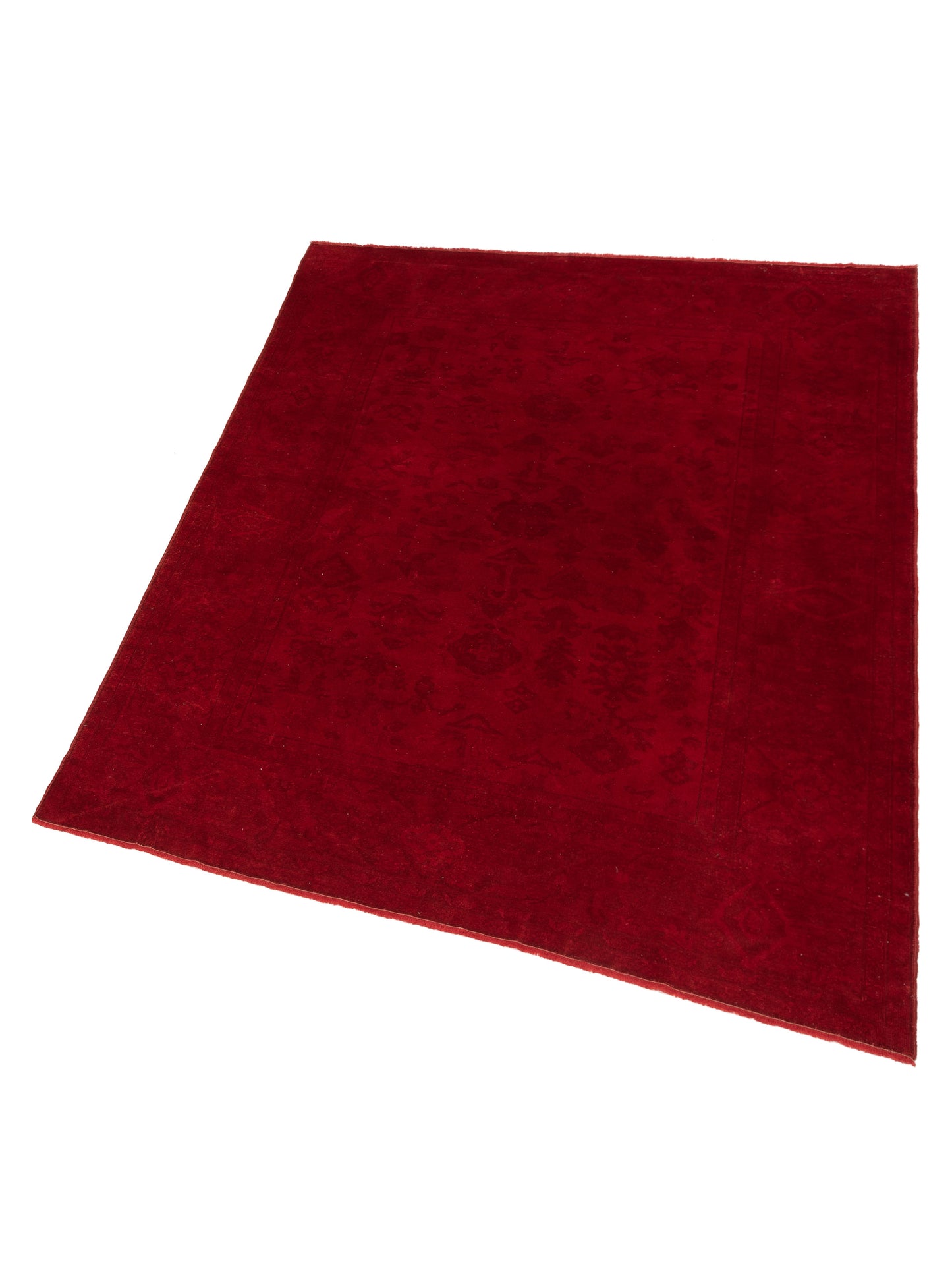 Vintage 104436 Red 8.2x10.3 Hand Knotted Rug