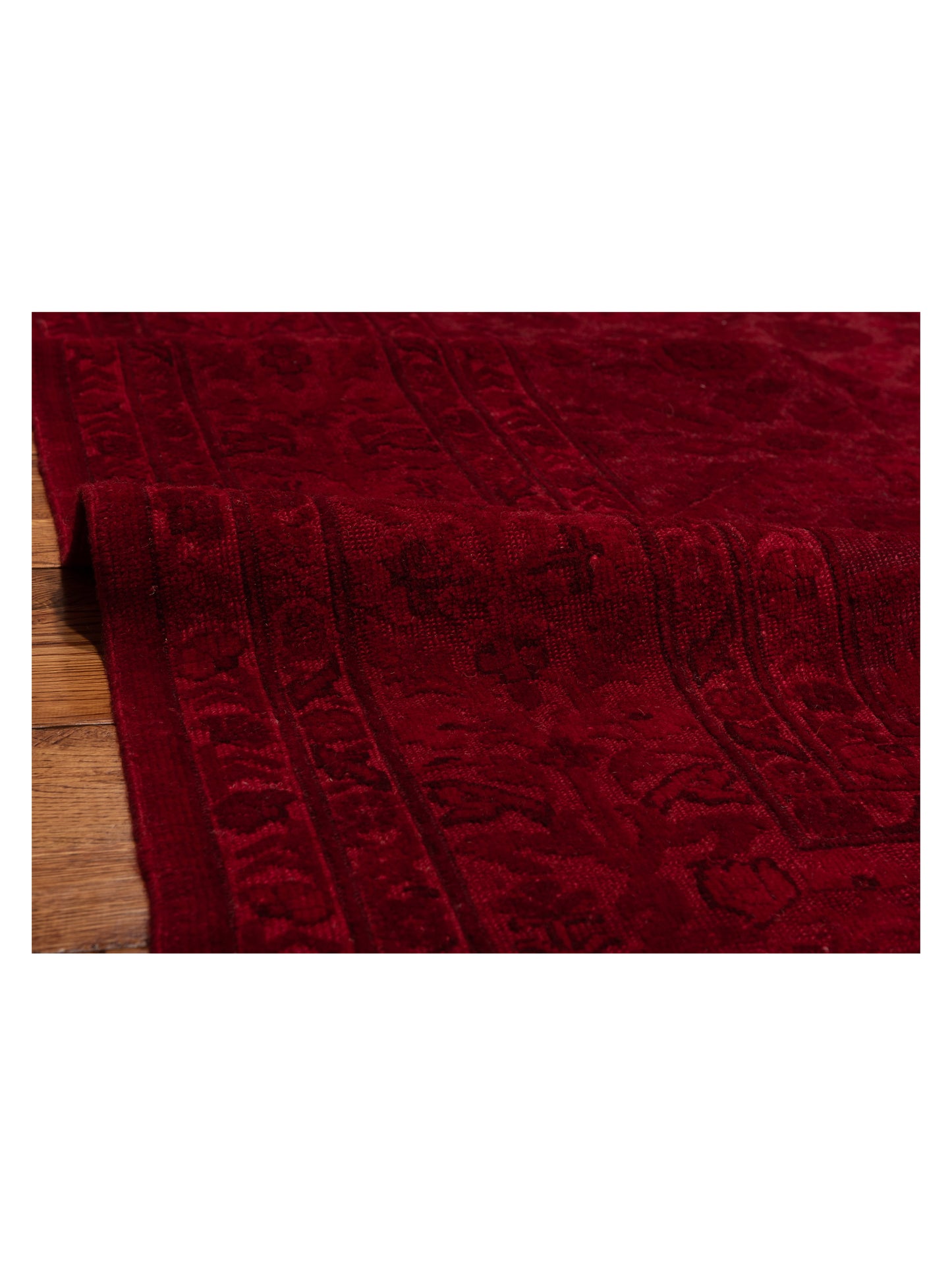 Vintage 104448 Red 8.4x10.8 Hand Knotted Rug