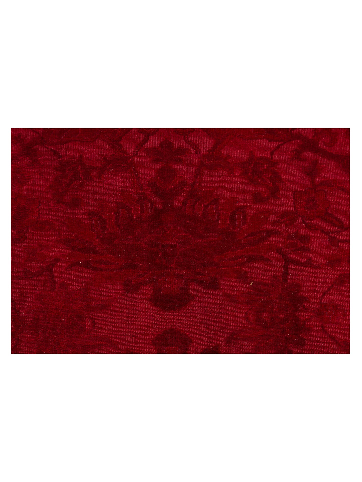 Vintage 104458 Red 6.9x9.6 Hand Knotted Rug
