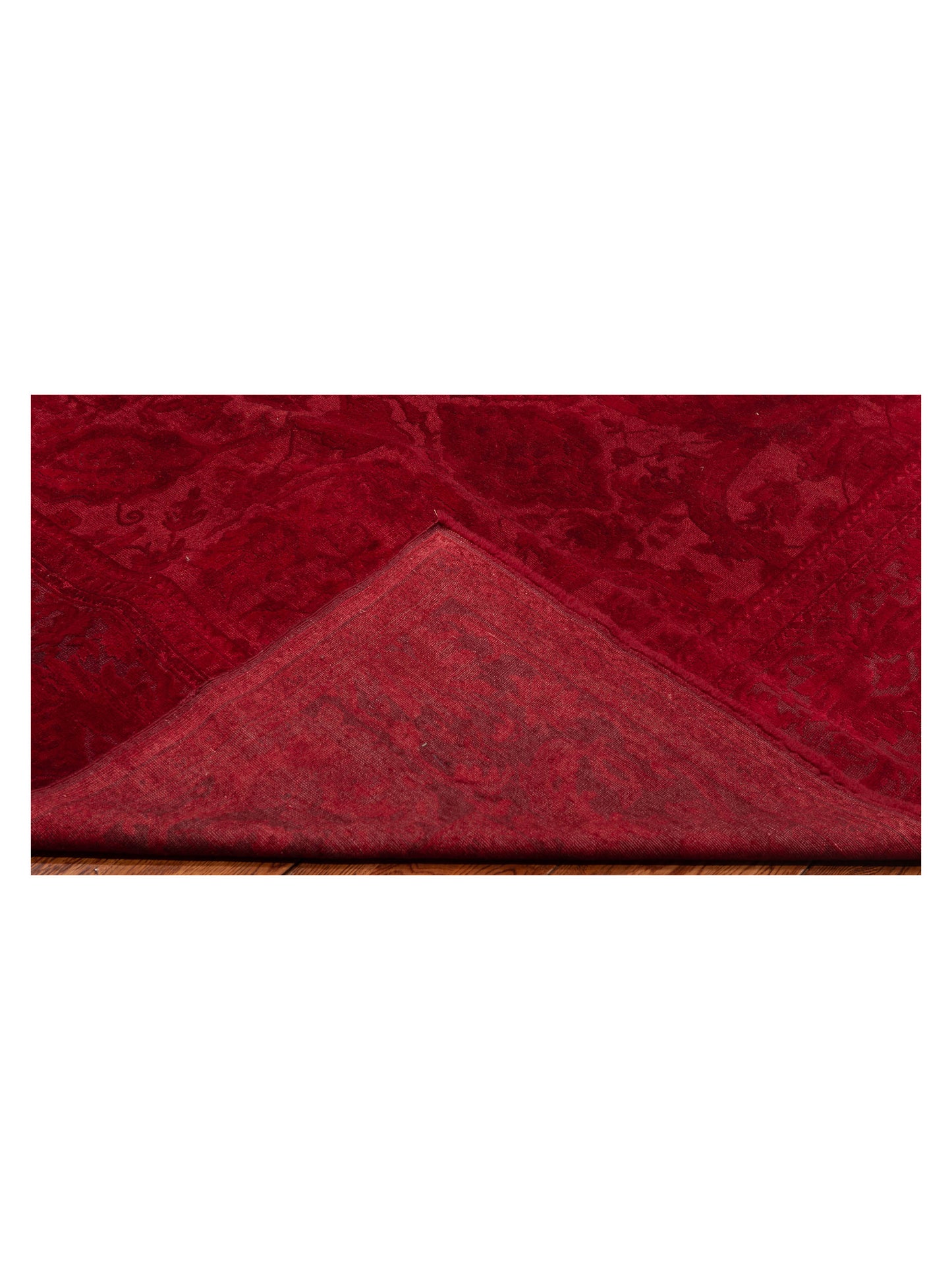 Vintage 104458 Red 6.9x9.6 Hand Knotted Rug