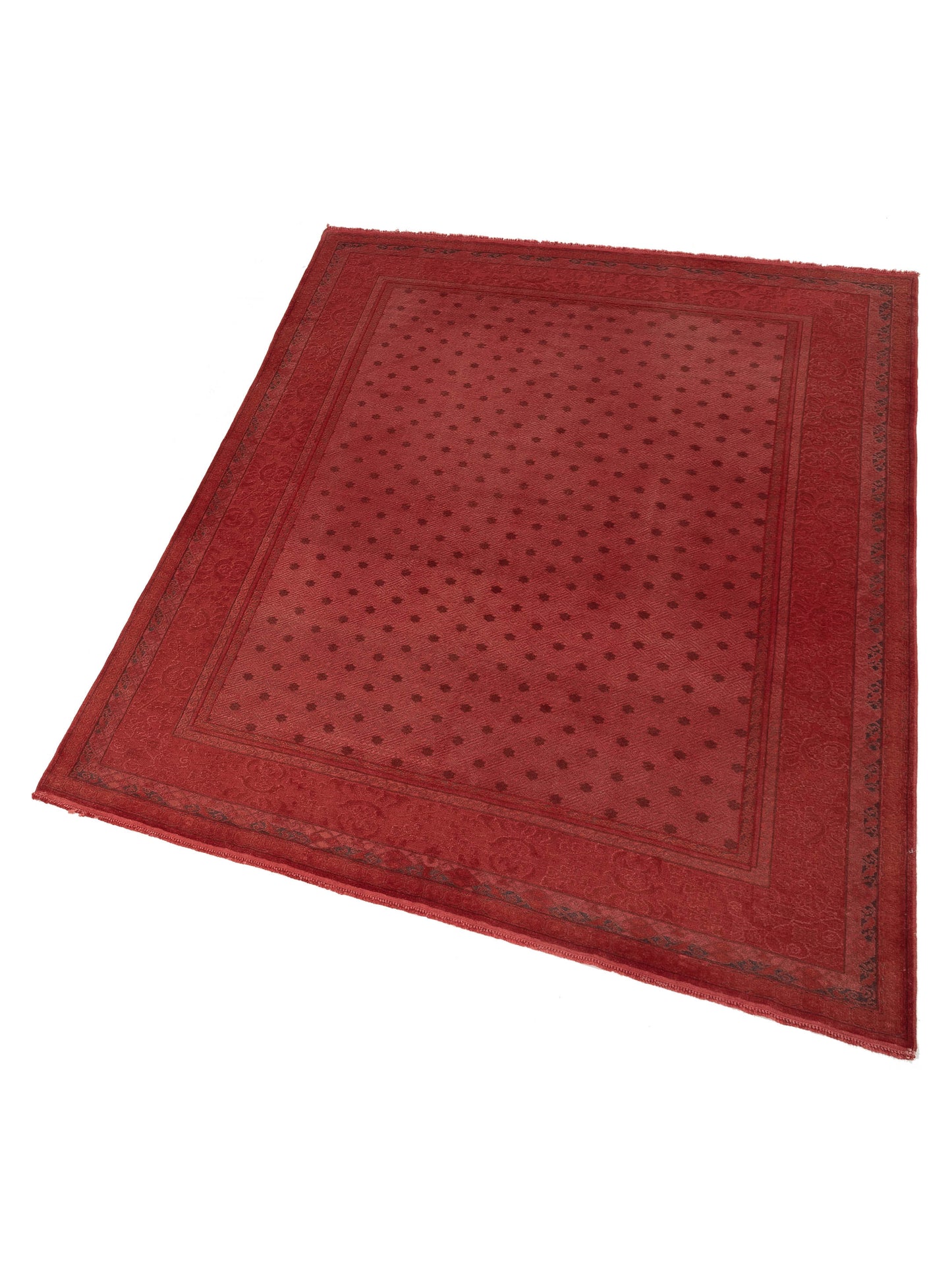 Vintage 104460 Red 8.2x10.2 Hand Knotted Rug