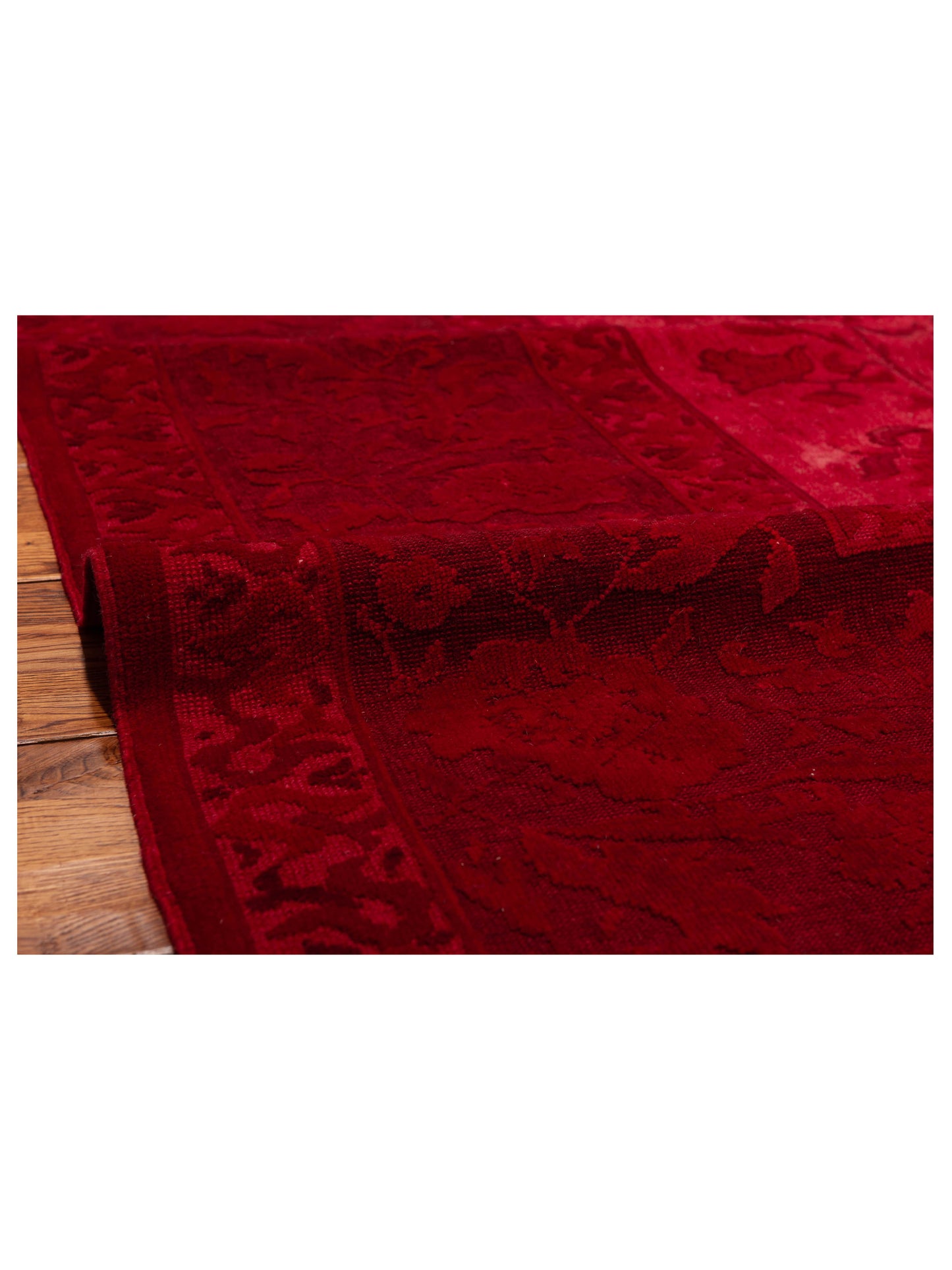 Vintage 104538 Red 6.10x8.2 Hand Knotted Rug