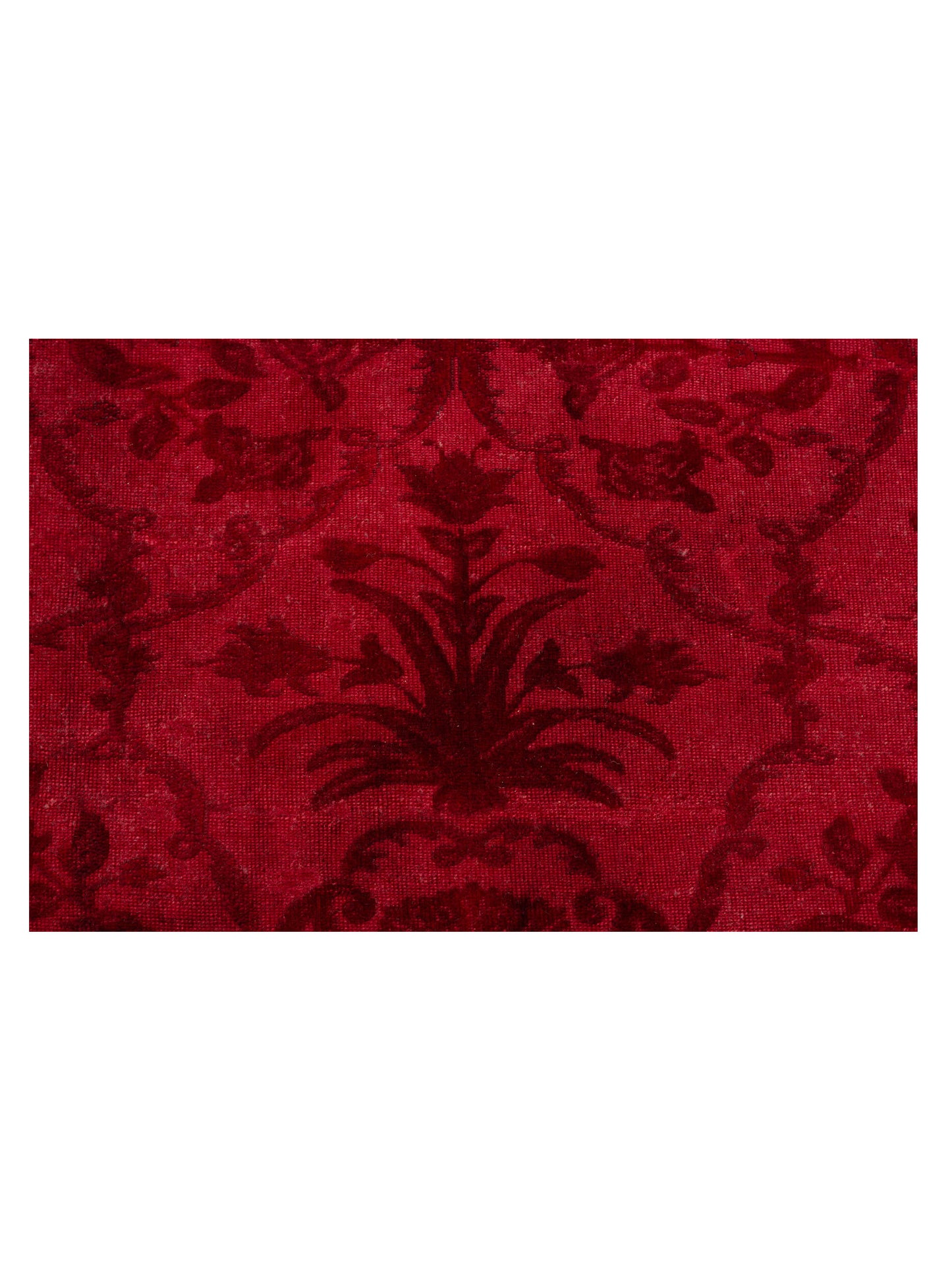 Vintage 104548 Red 6.3x9.5 Hand Knotted Rug