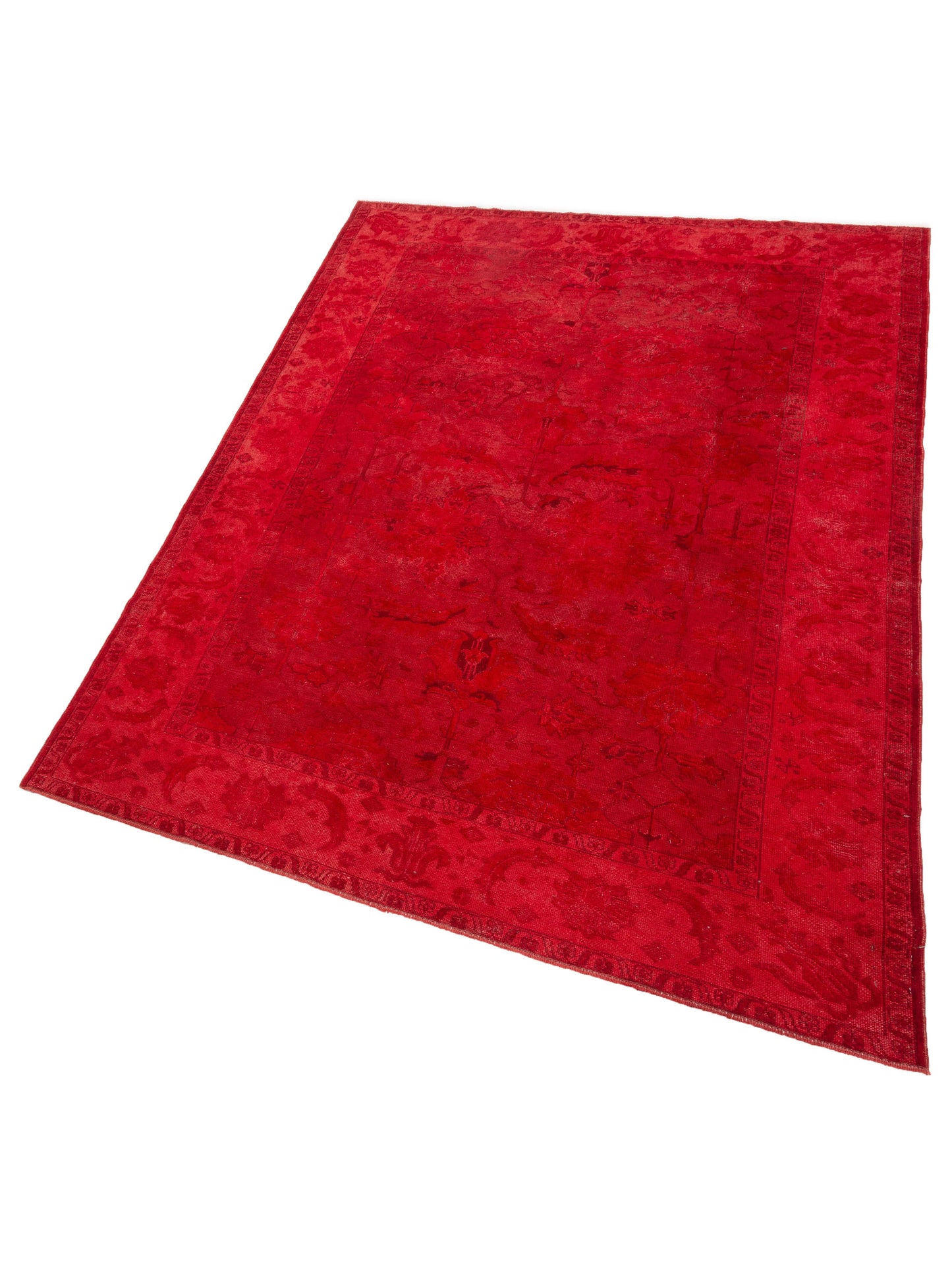 Vintage 104566 Red 6x8.9 Hand Knotted Rug