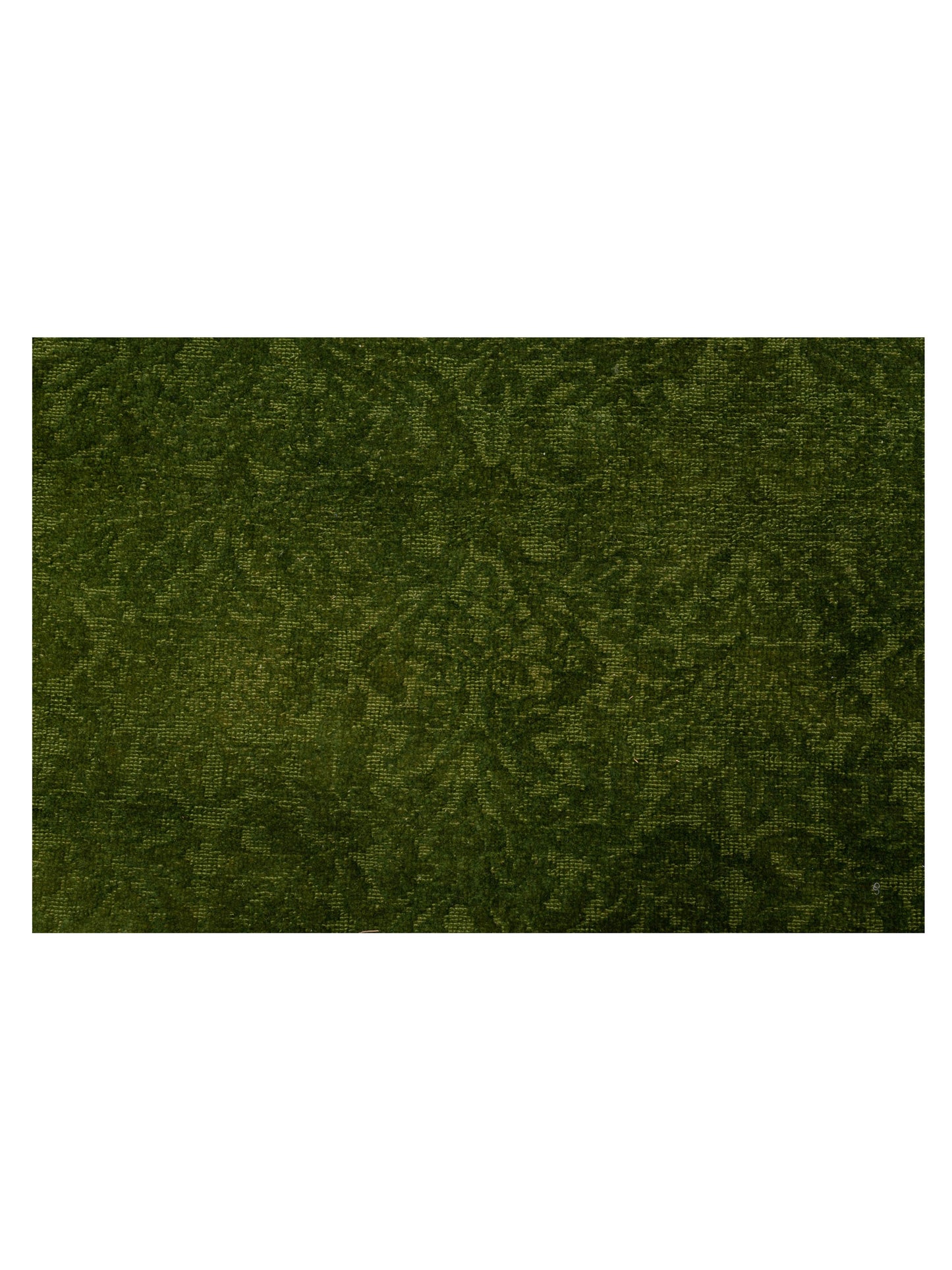 Color Bouquet 105045 Green Green 9.4x11.10 Hand Knotted Rug