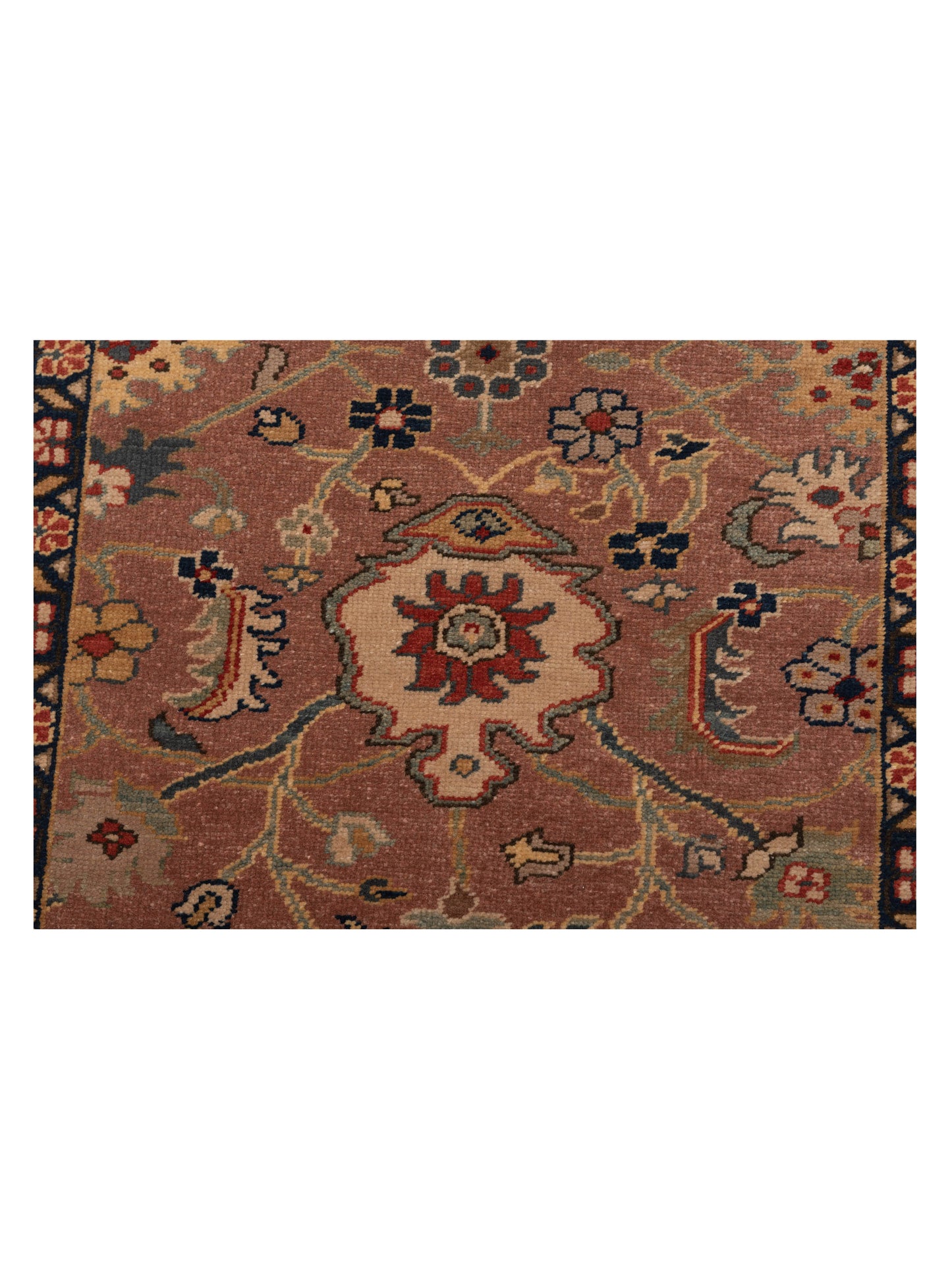 Antique Loom 105053 Purple Navy 2.7x9.5 Hand Knotted Rug