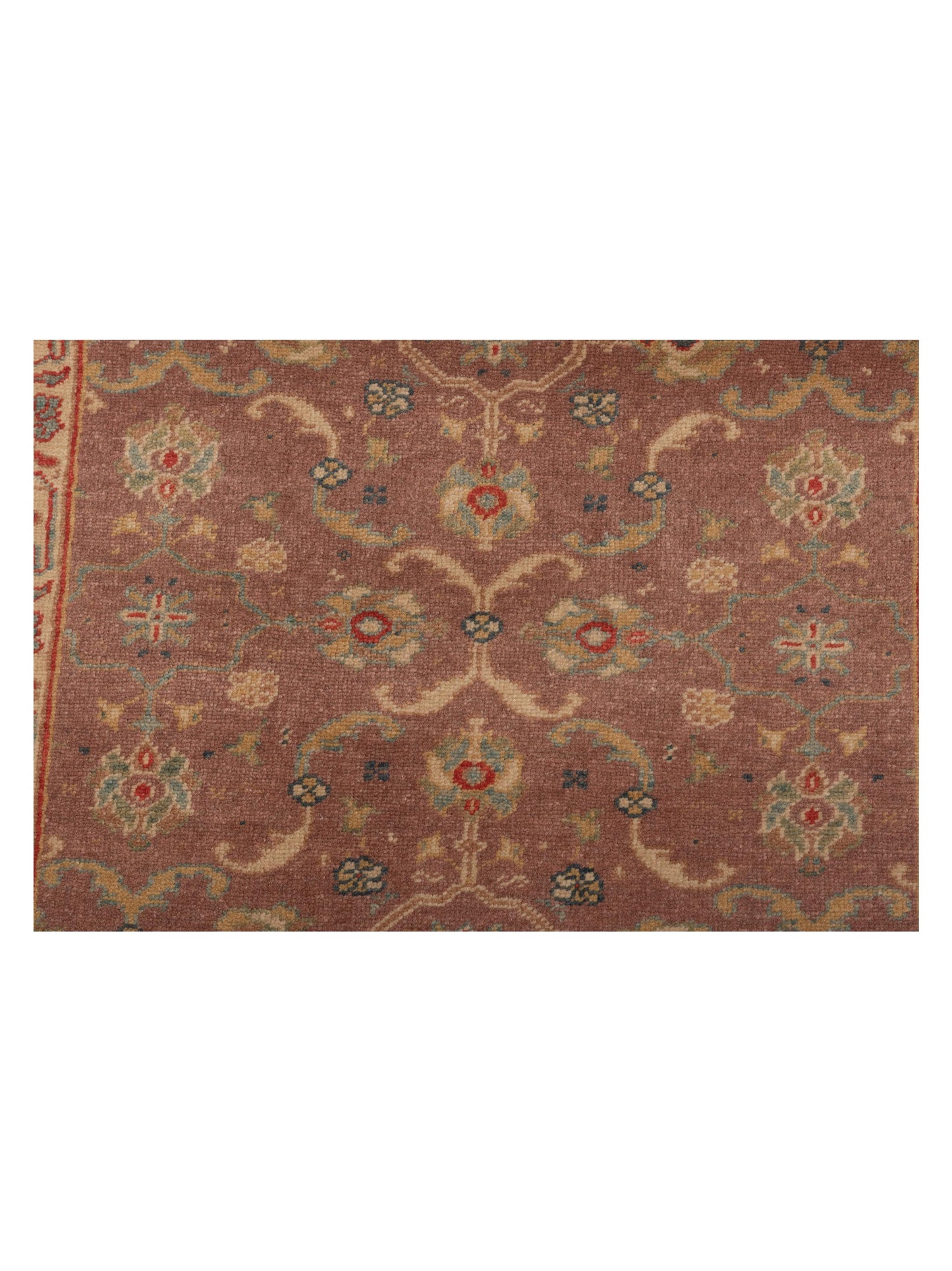 Antique Loom 105066 Purple Ivory 2.6x10.1 Hand Knotted Rug