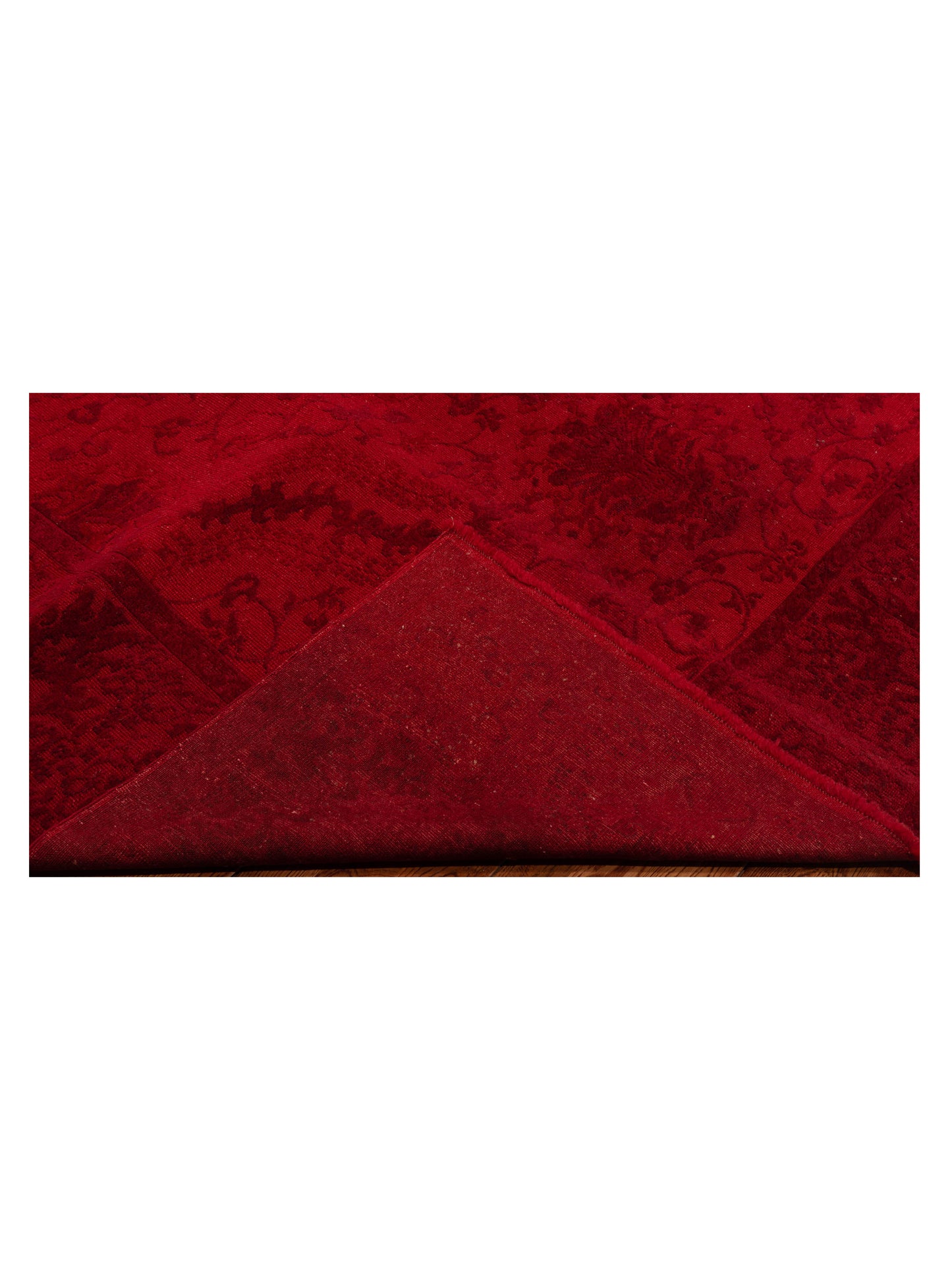 Vintage 105247 Red 6.10x9.3 Hand Knotted Rug