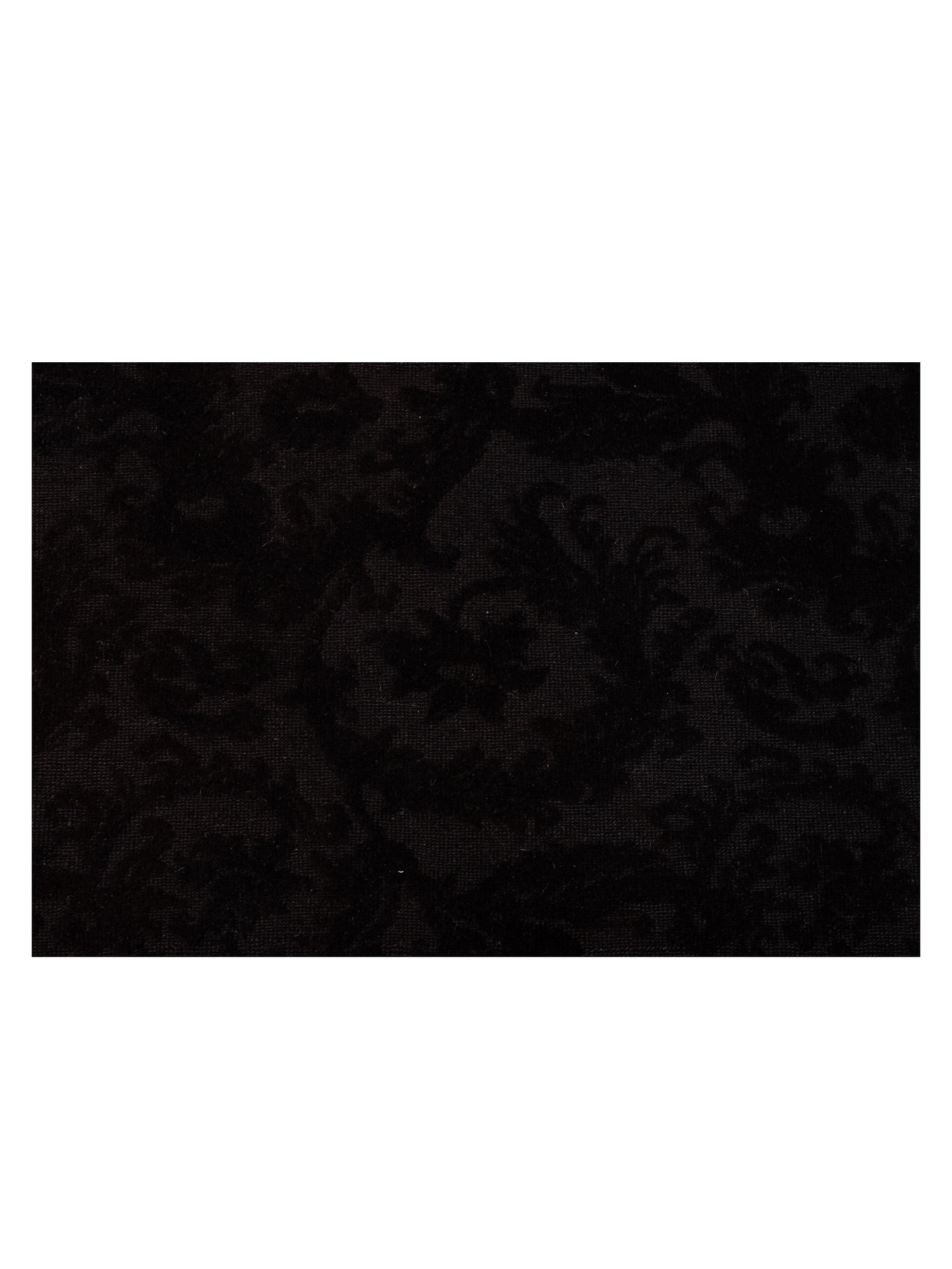Vintage 105250 Black 8.3x10.1 Hand Knotted Rug