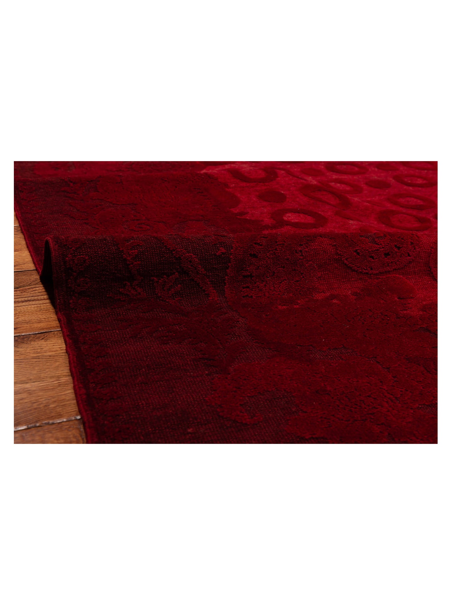 Vintage 105251 Red 6.10x9.5 Hand Knotted Rug