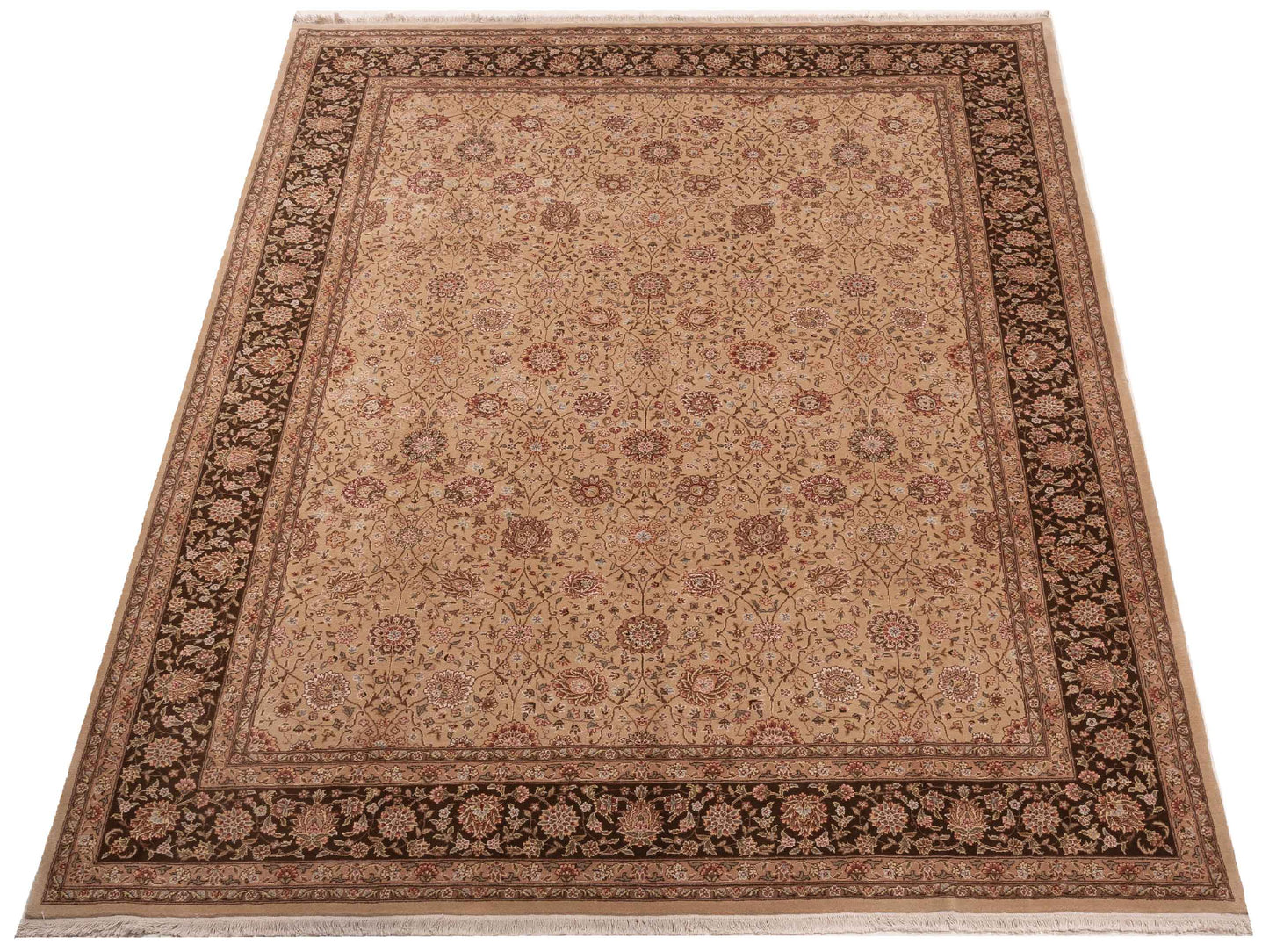 Magnolia 105690 Beige Brown 9x11.10 Hand Knotted Rug