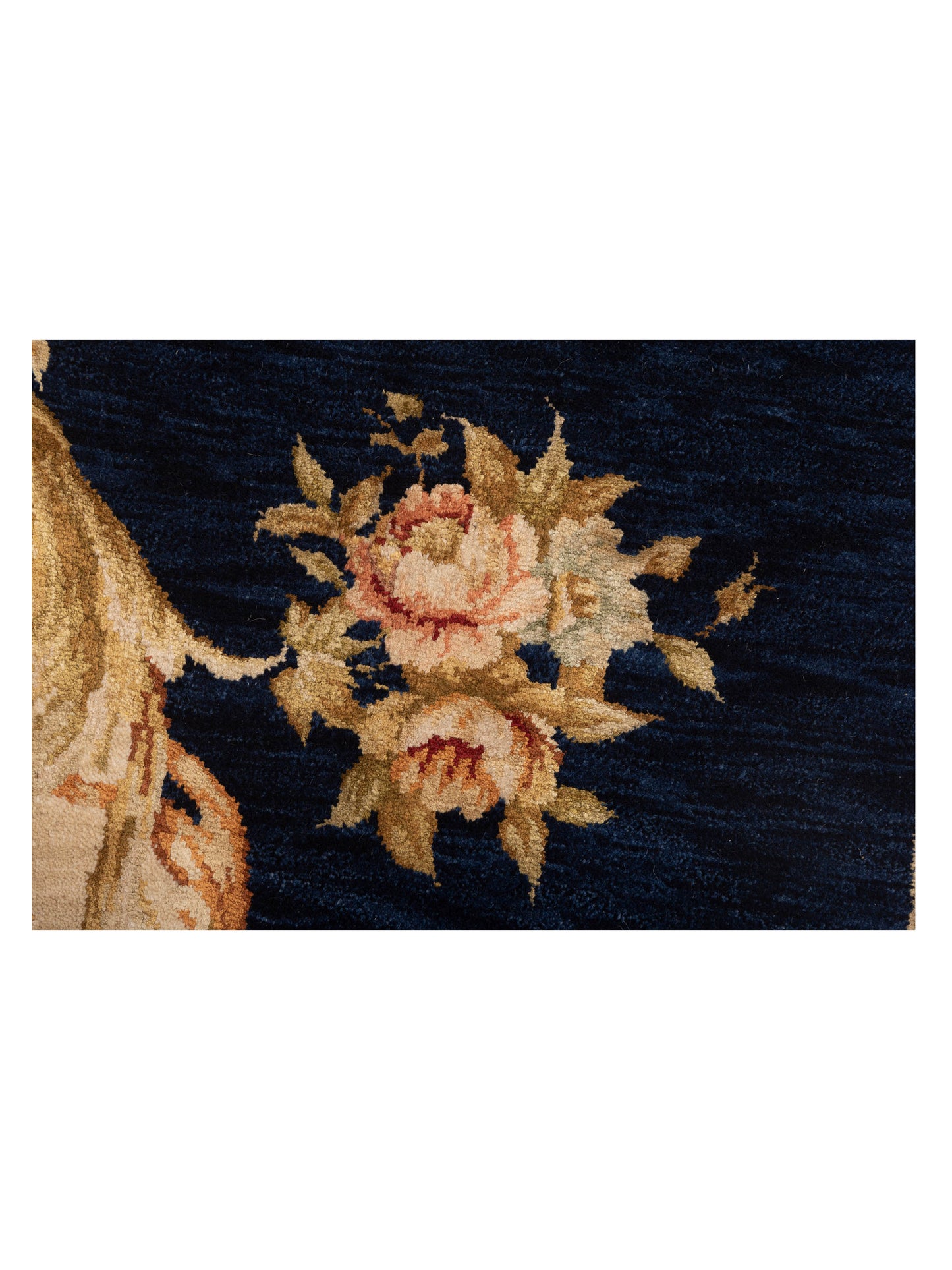 Imperial Silk 105754 Blue Ivory 7.10x9.10 Hand Knotted Rug