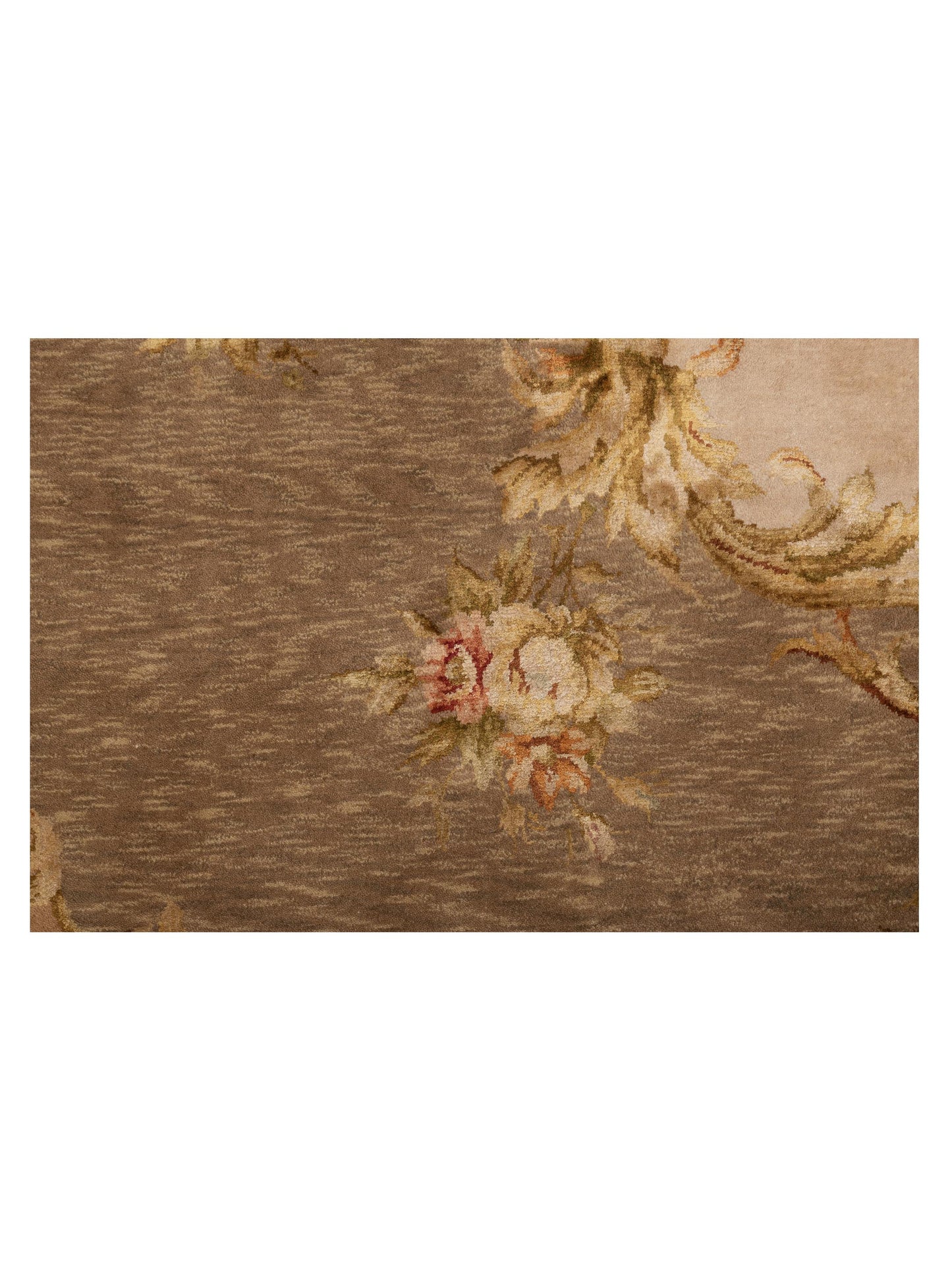 Imperial Silk 105755 Tobacco Beige 7.10x9.9 Hand Knotted Rug