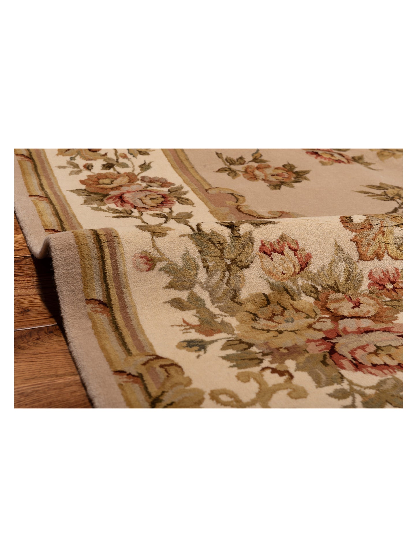 Magnolia Silk 105757 Cream Ivory 8.4x10.6 Hand Knotted Rug