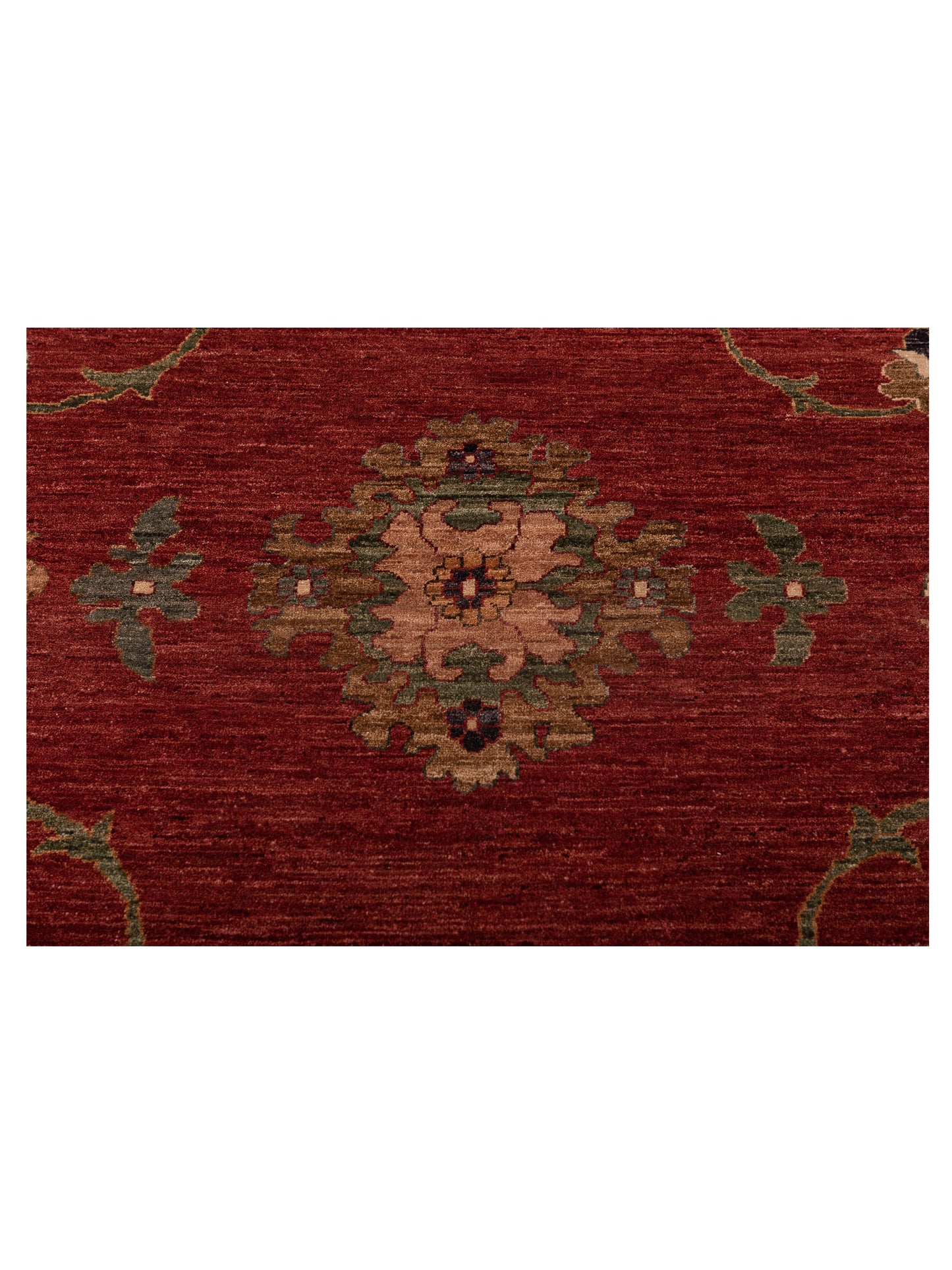 Elvan Nurgul Red Gold 12x18.2 Hand Knotted Rug
