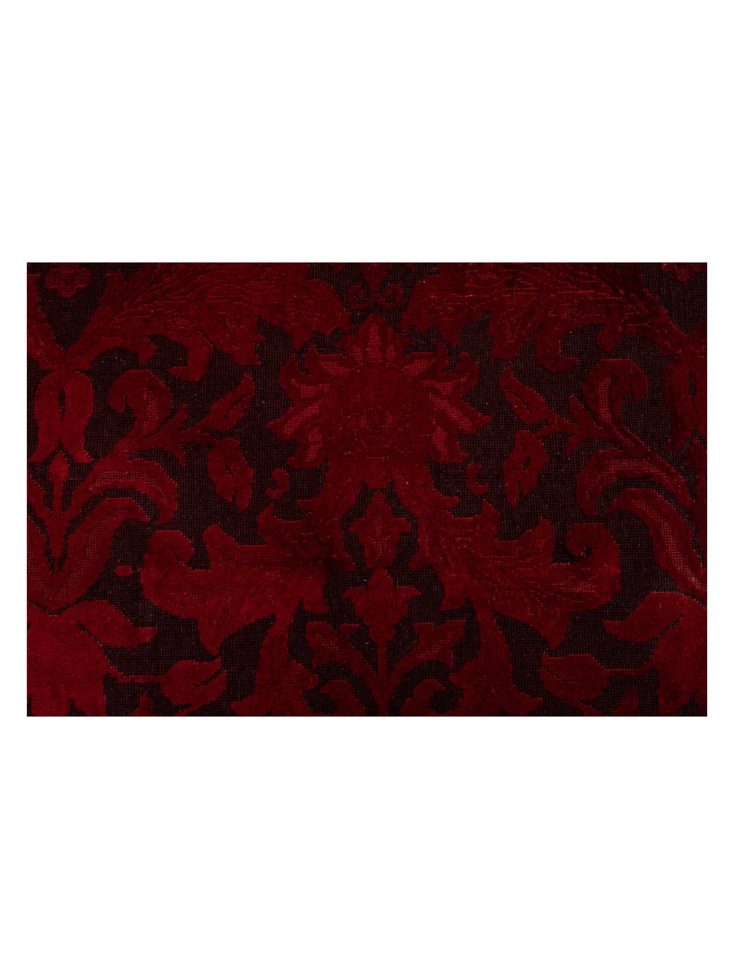Vintage 106707 Charcoal Red 10x14.4 Hand Knotted Rug