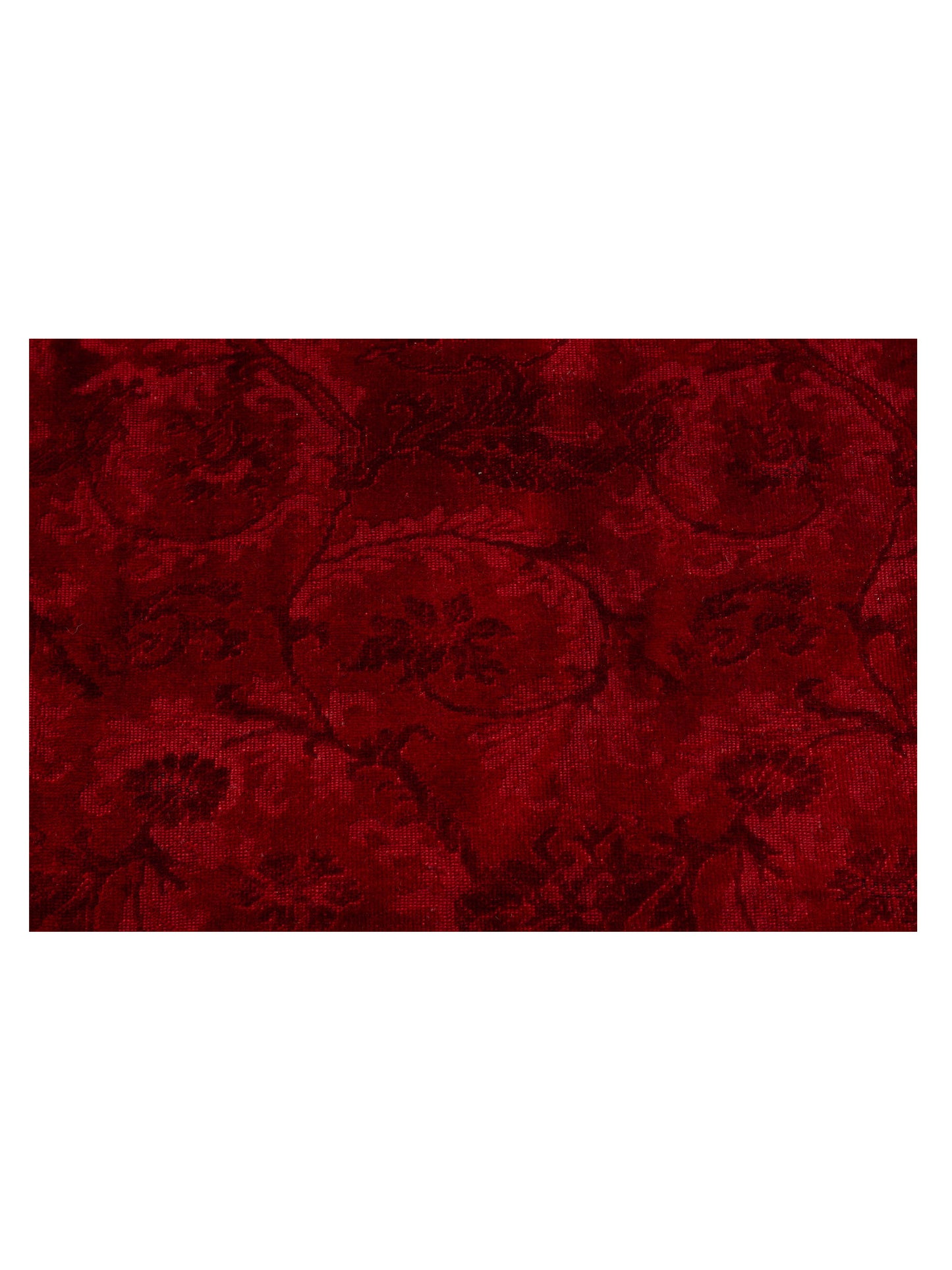 Vintage 106712 Red 6.9x9.2 Hand Knotted Rug
