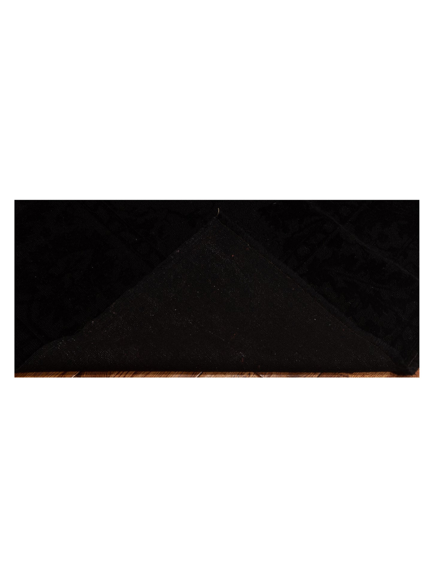 Vintage 106719 Black 8.4x9.8 Hand Knotted Rug