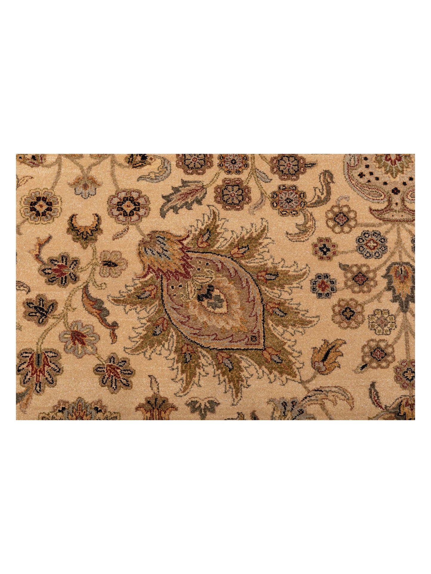 Haji Jalili 106763 Cream Gold 12x16.1 Hand Knotted Rug