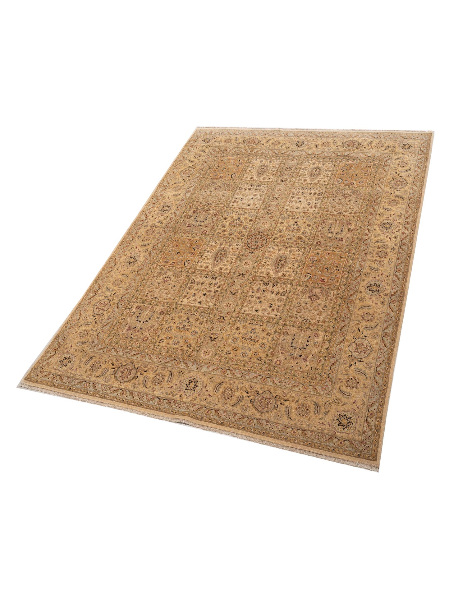 Haji Jalili 106770 Ivory Gold 8.1x11.2 Hand Knotted Rug