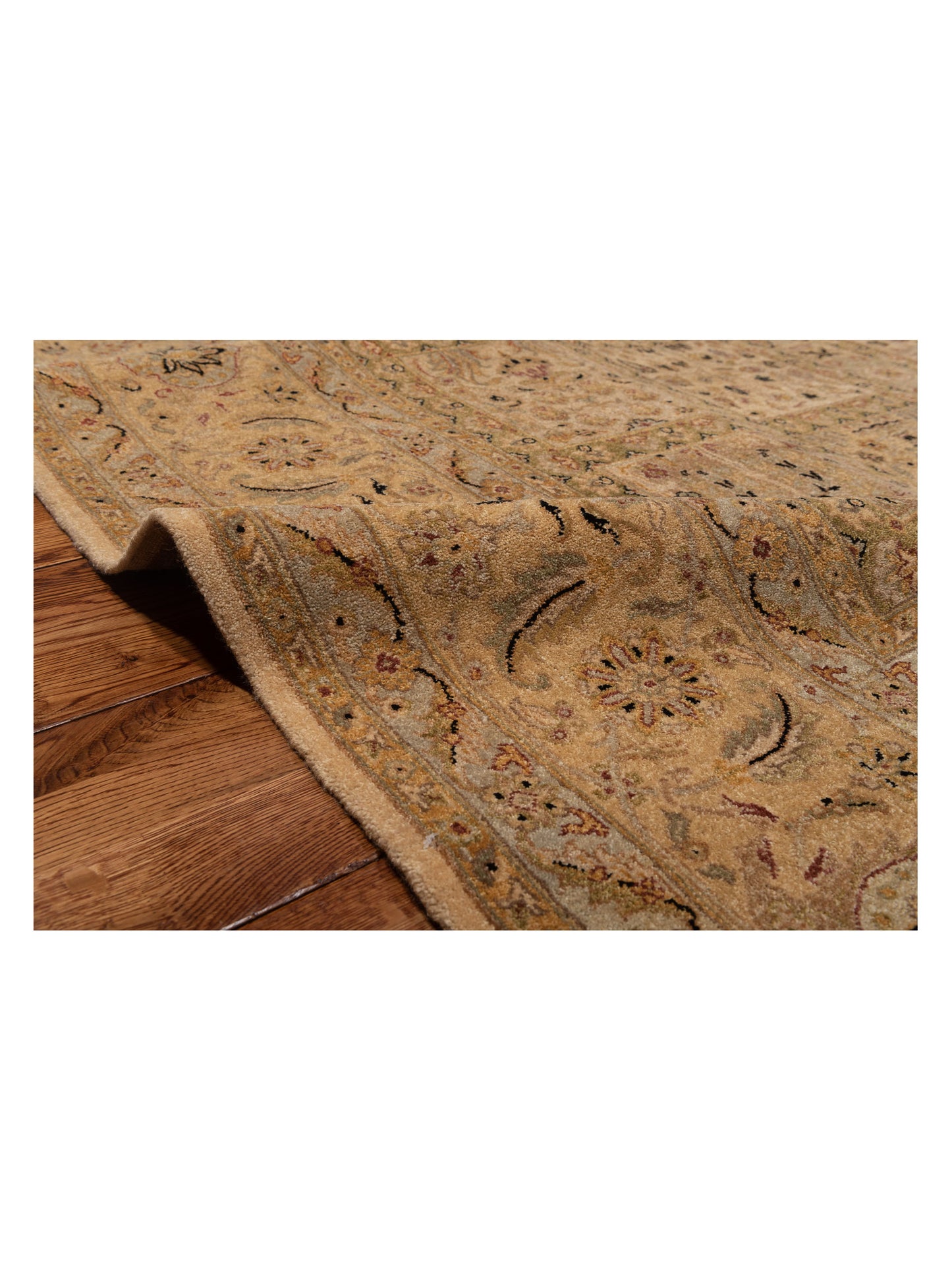 Haji Jalili 106770 Ivory Gold 8.1x11.2 Hand Knotted Rug