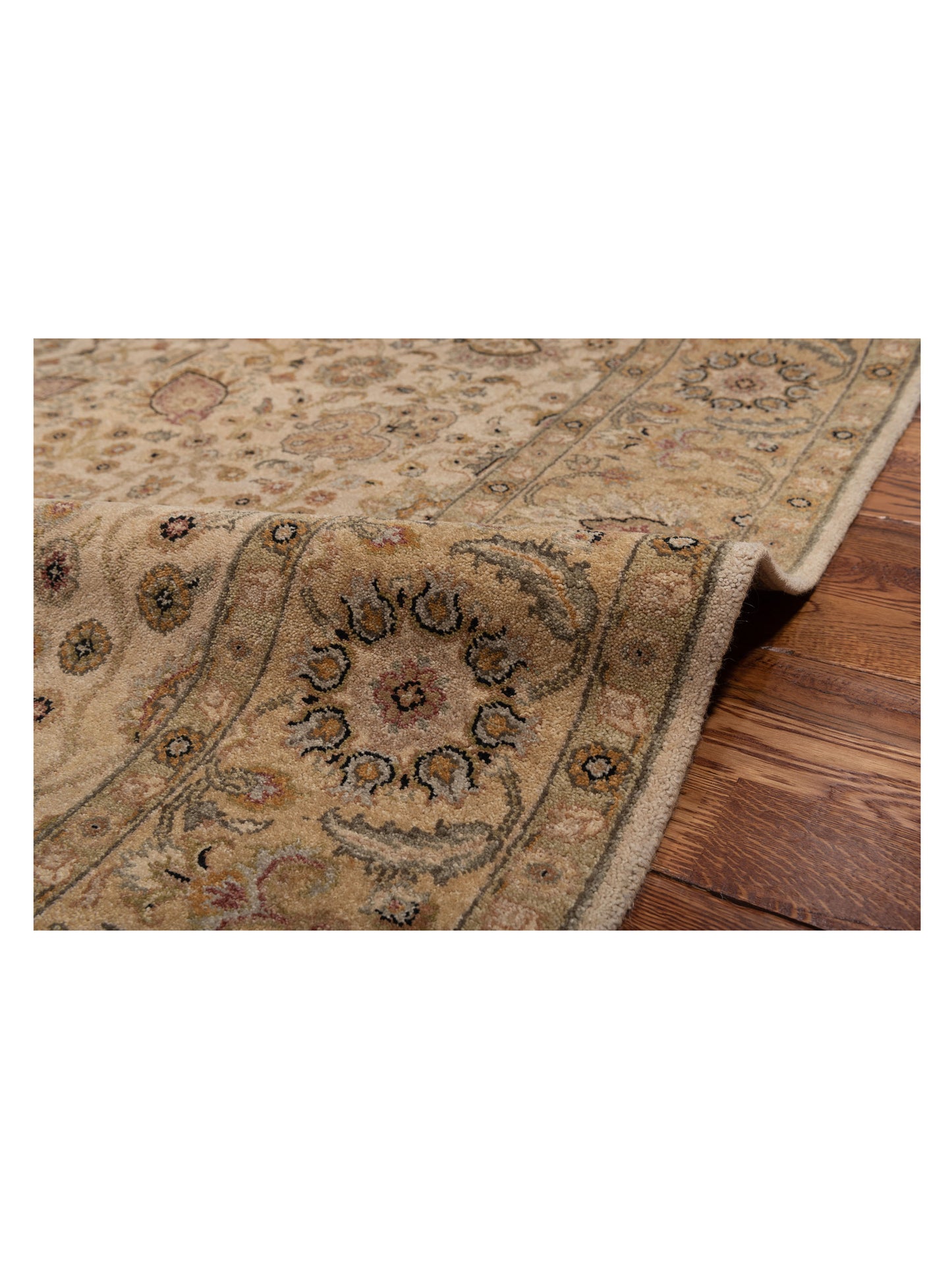 Haji Jalili 106774 Ivory Gold 5.1x7.3 Hand Knotted Rug
