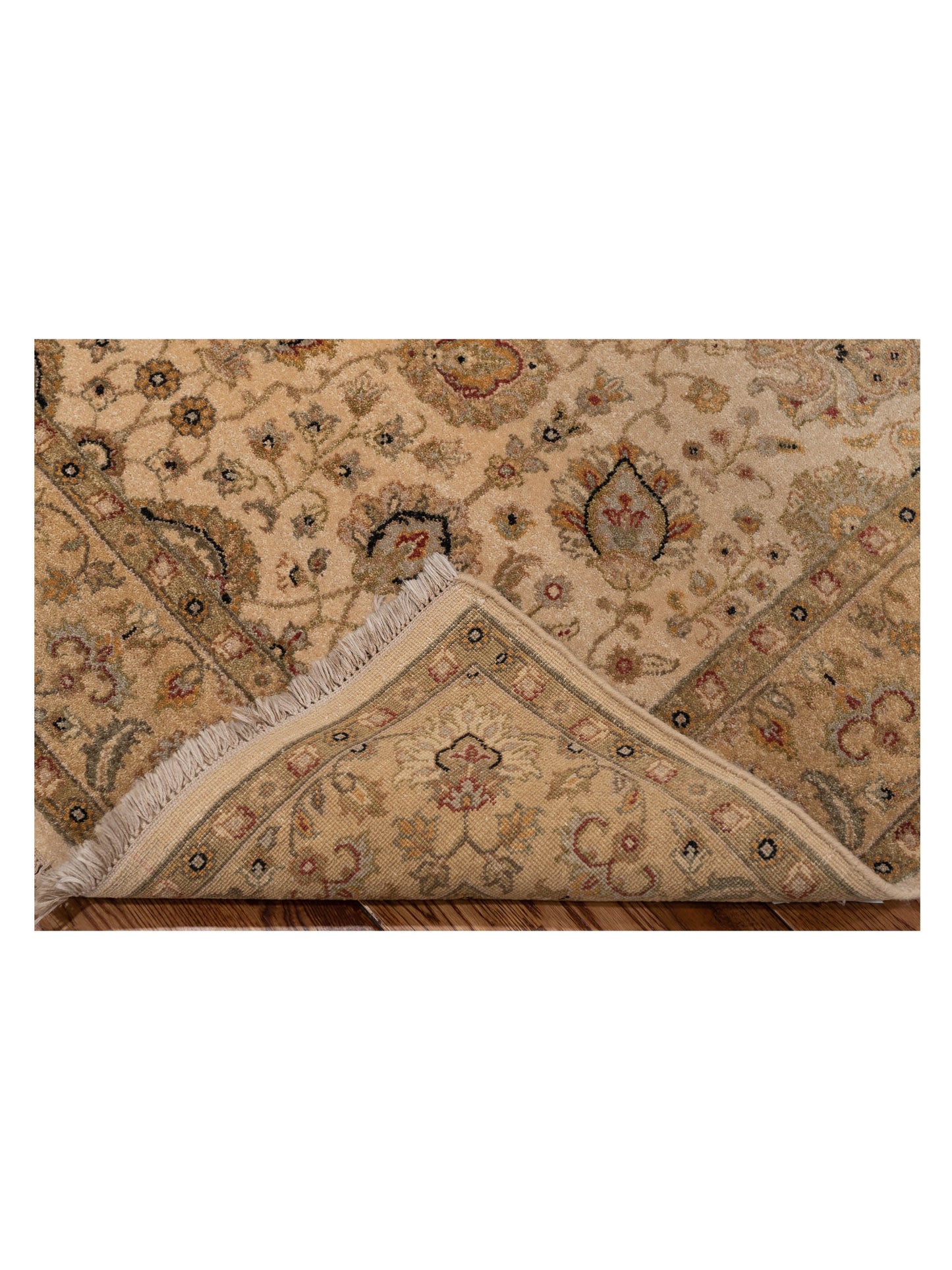 Haji Jalili 106776 Ivory Gold 4.3x5.11 Hand Knotted Rug