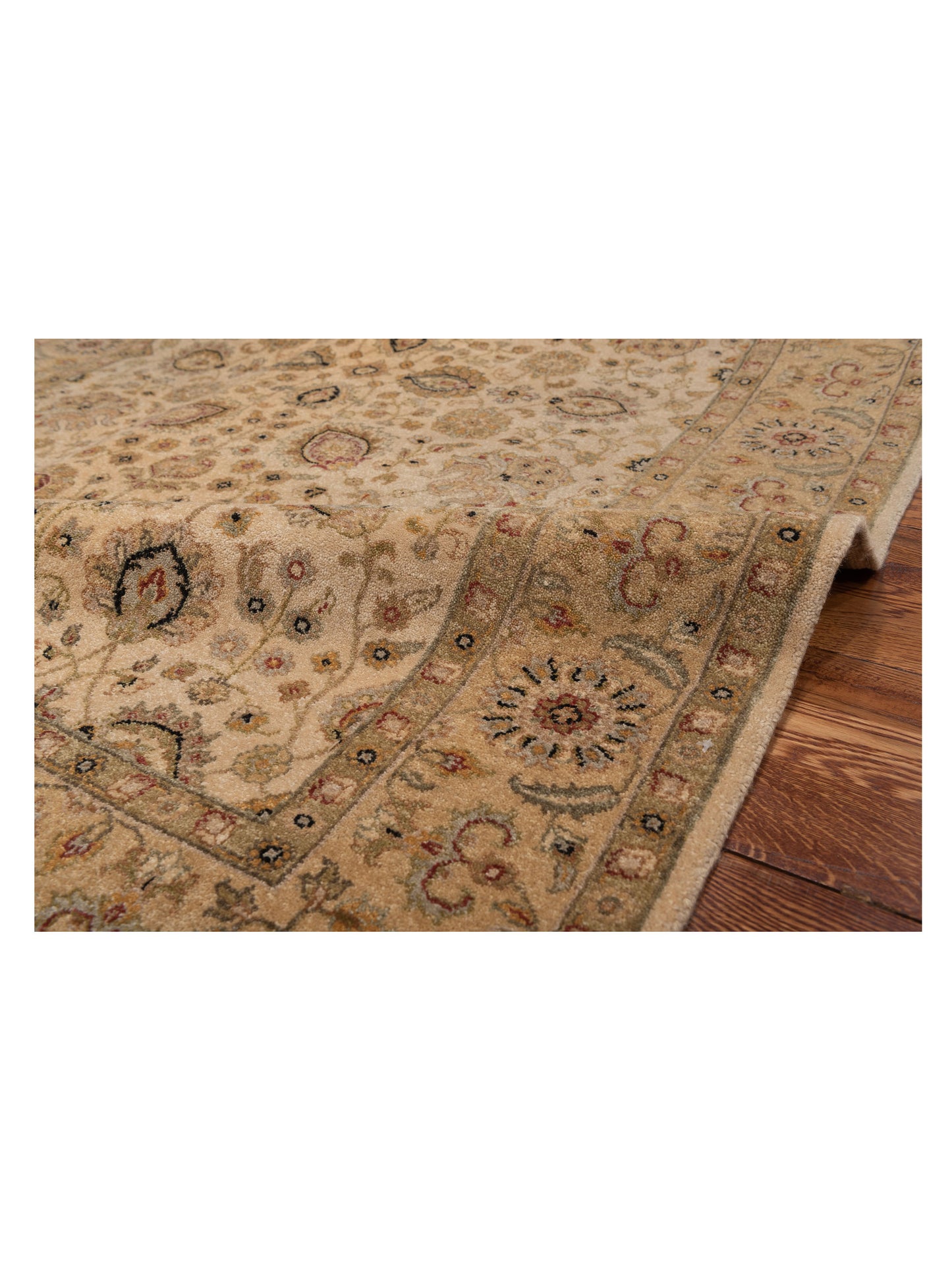 Haji Jalili 106776 Ivory Gold 4.3x5.11 Hand Knotted Rug