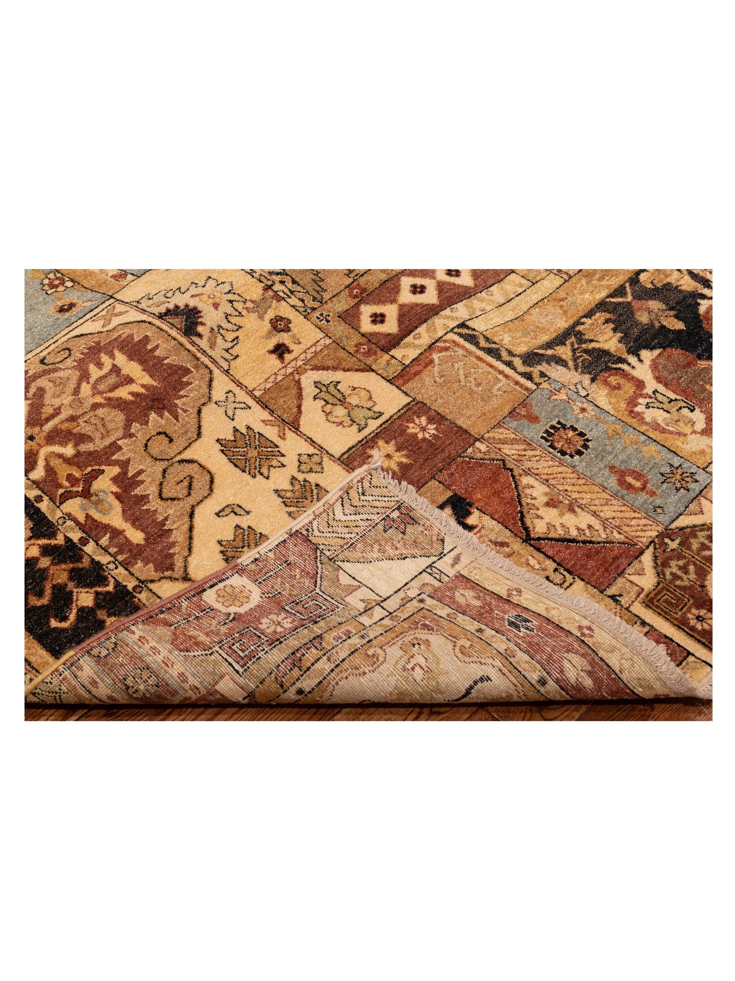 Ghazani 106782 Multi Multi 8.10x11.10 Hand Knotted Rug