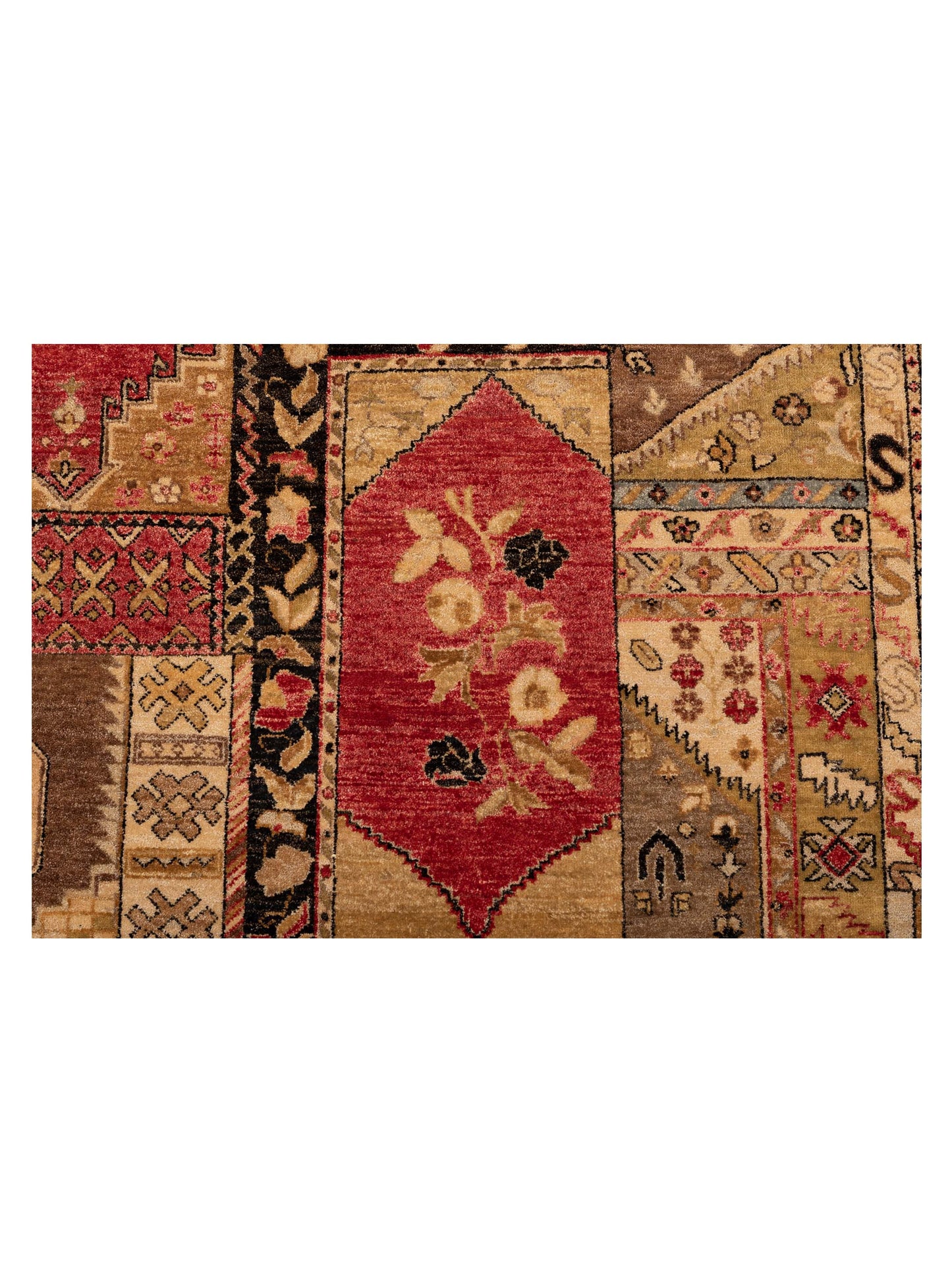 Ghazani 106782 Multi Multi 8.10x11.10 Hand Knotted Rug