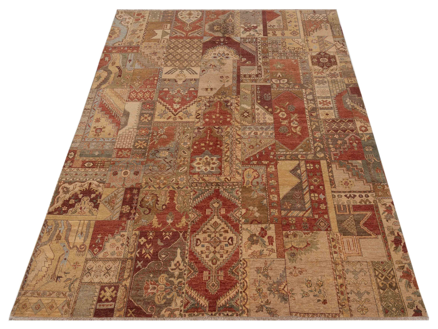 Ghazani 106783 Multi 8x10 Hand Knotted Rug