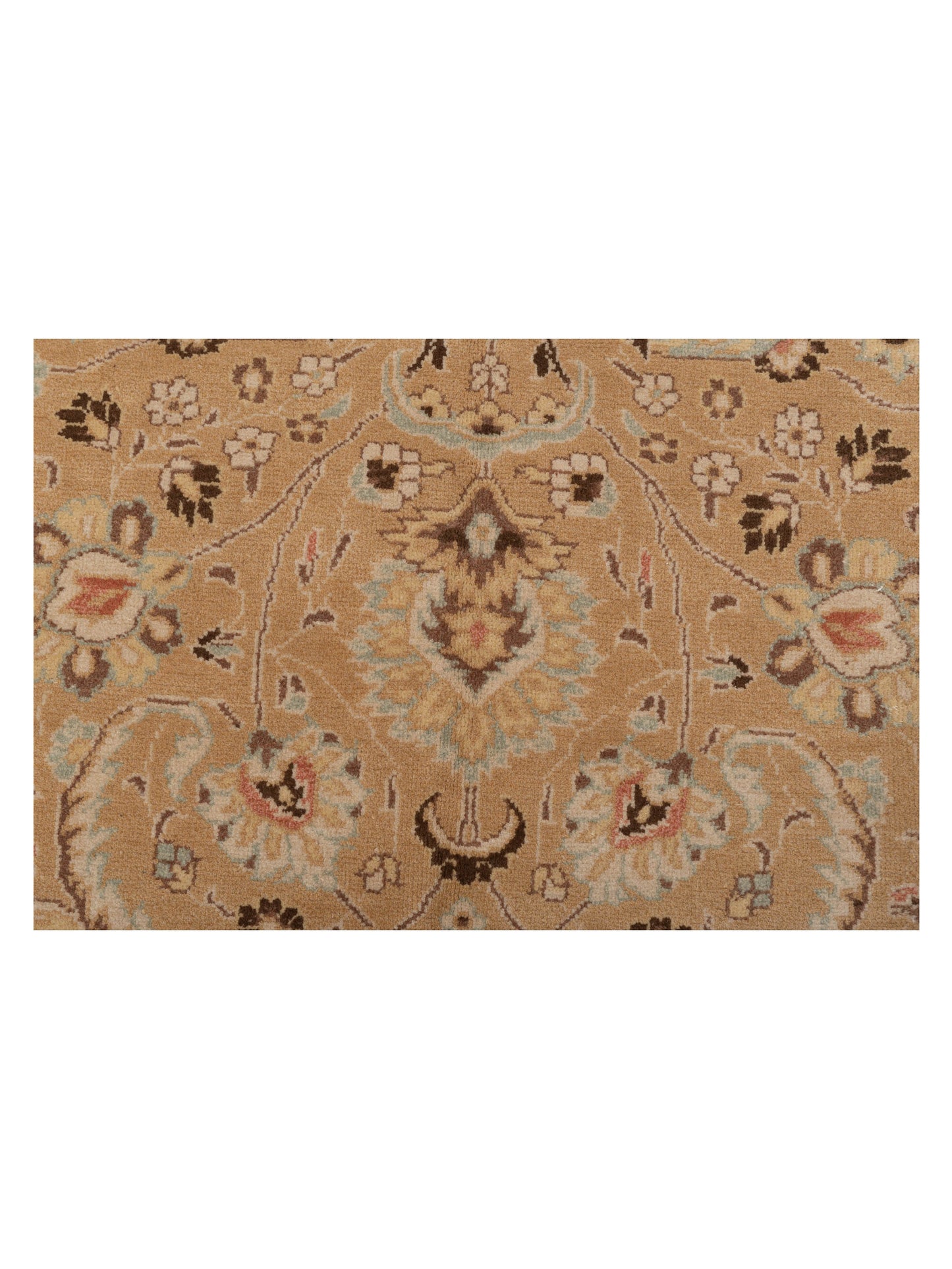 Bouquet 107411 Gold Ivory 8.1x9.11 Hand Knotted Rug