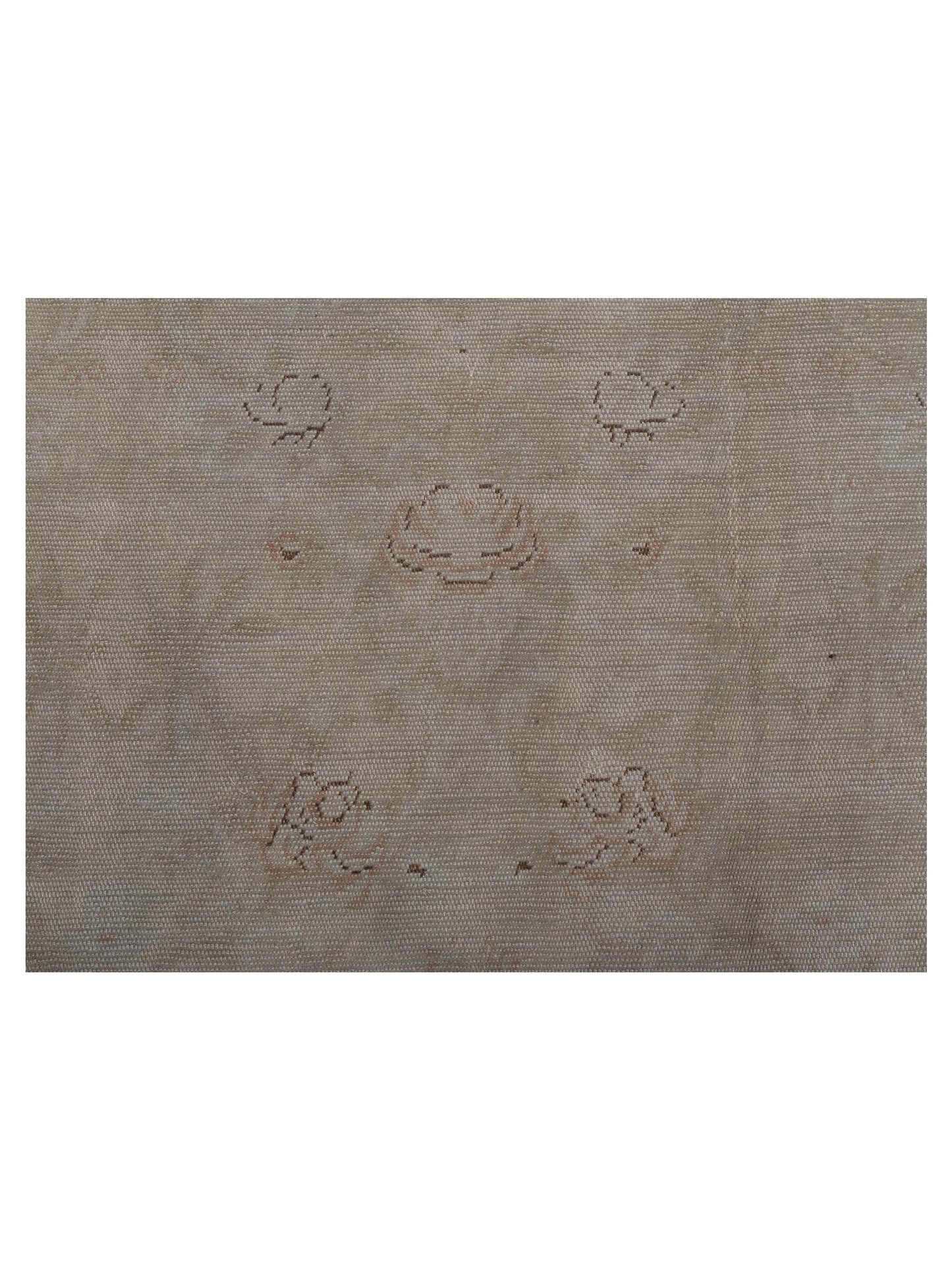 Vintage 107429 Silver 8.5x11.5 Hand Knotted Rug