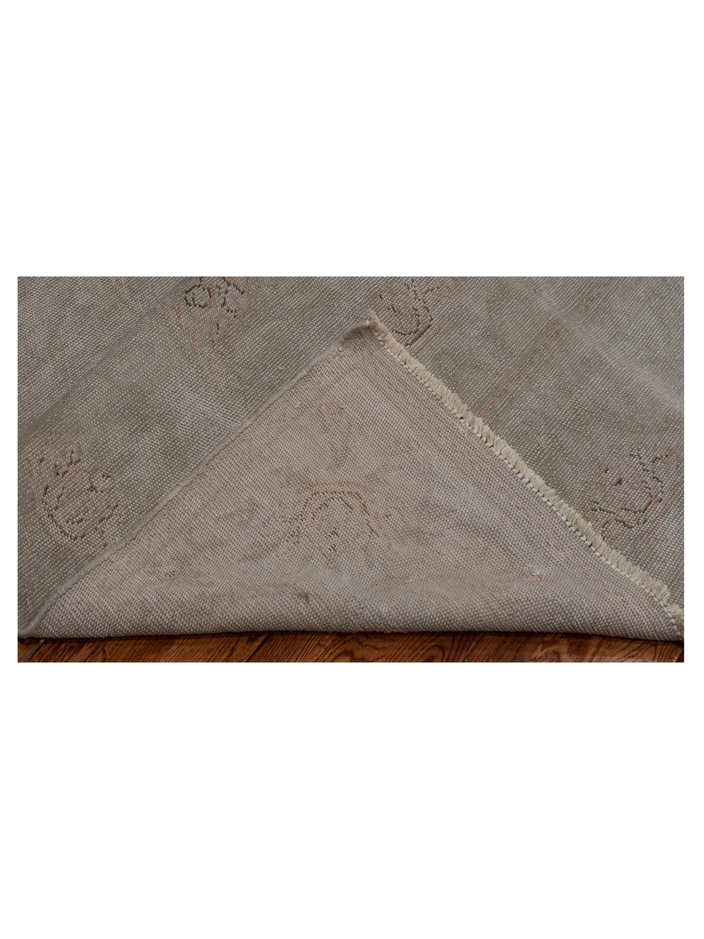 Vintage 107429 Silver 8.5x11.5 Hand Knotted Rug