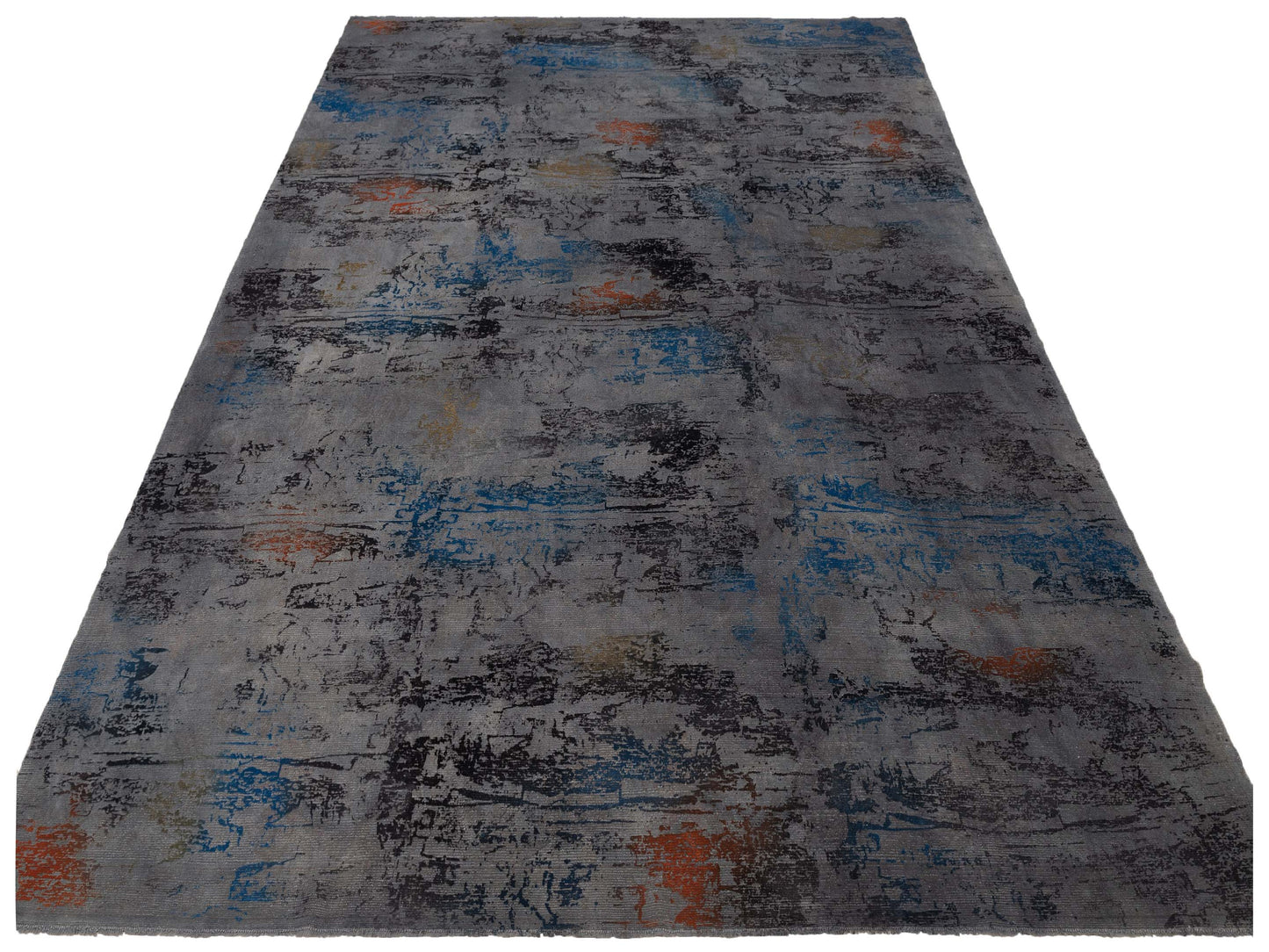 Vintage 107478 Multi 9.11x13.8 Hand Knotted Rug