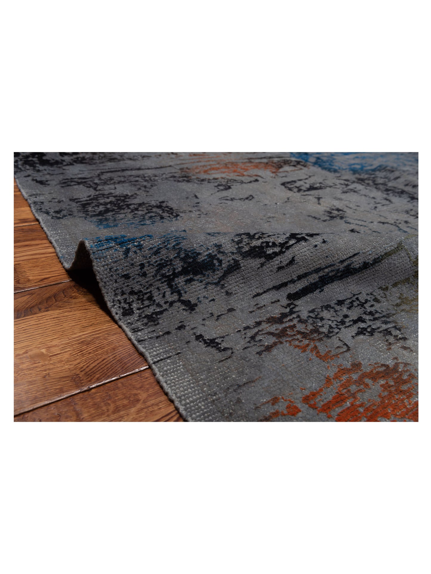 Vintage 107478 Multi 9.11x13.8 Hand Knotted Rug