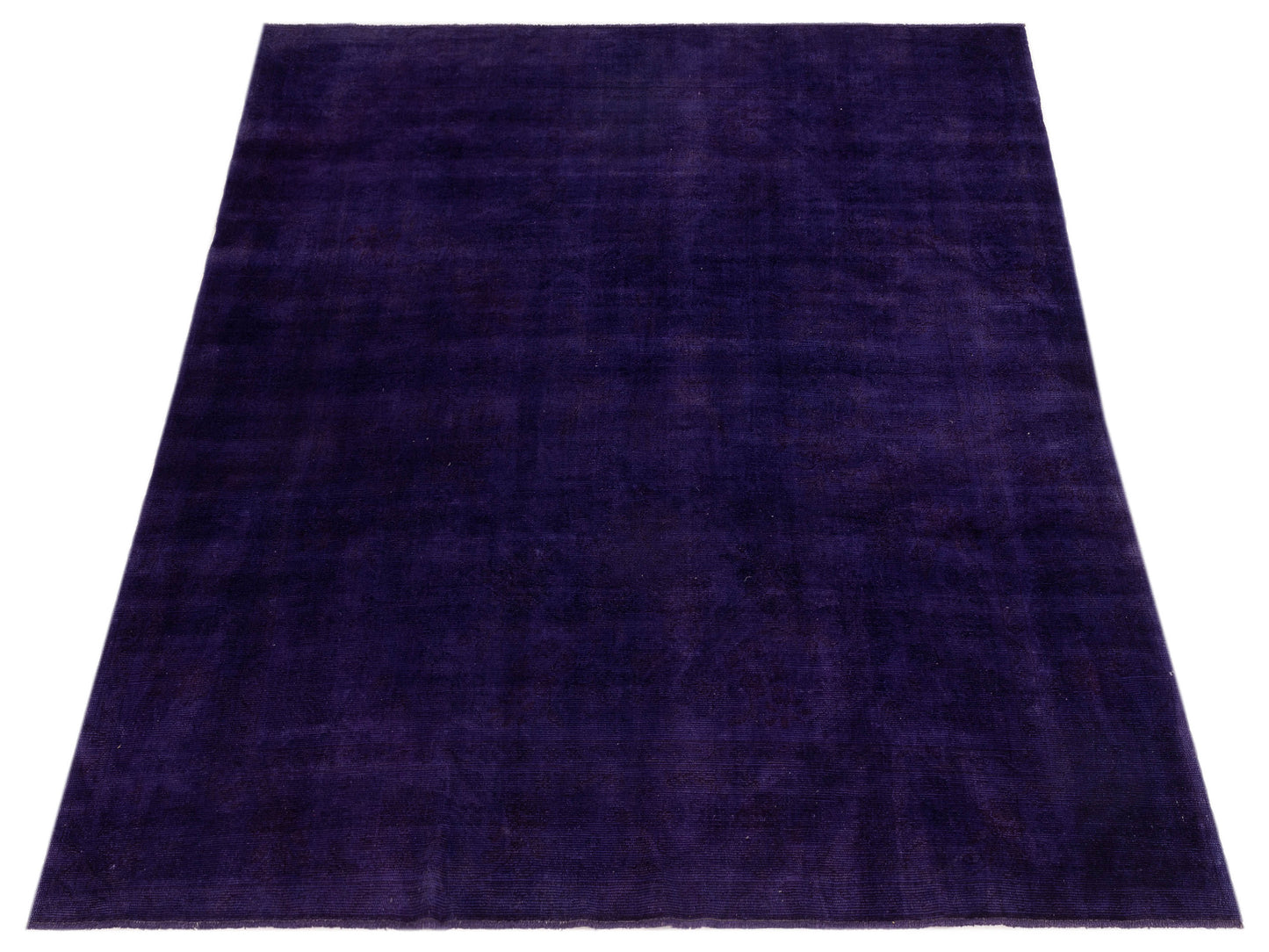 Vintage 107479 Purple 8.1x9.10 Hand Knotted Rug