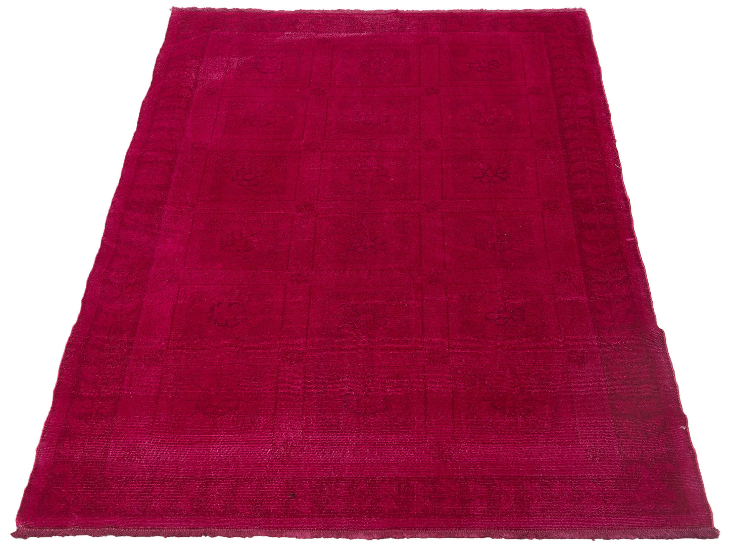 Vintage 107484 Pink 5.7x8.4 Hand Knotted Rug