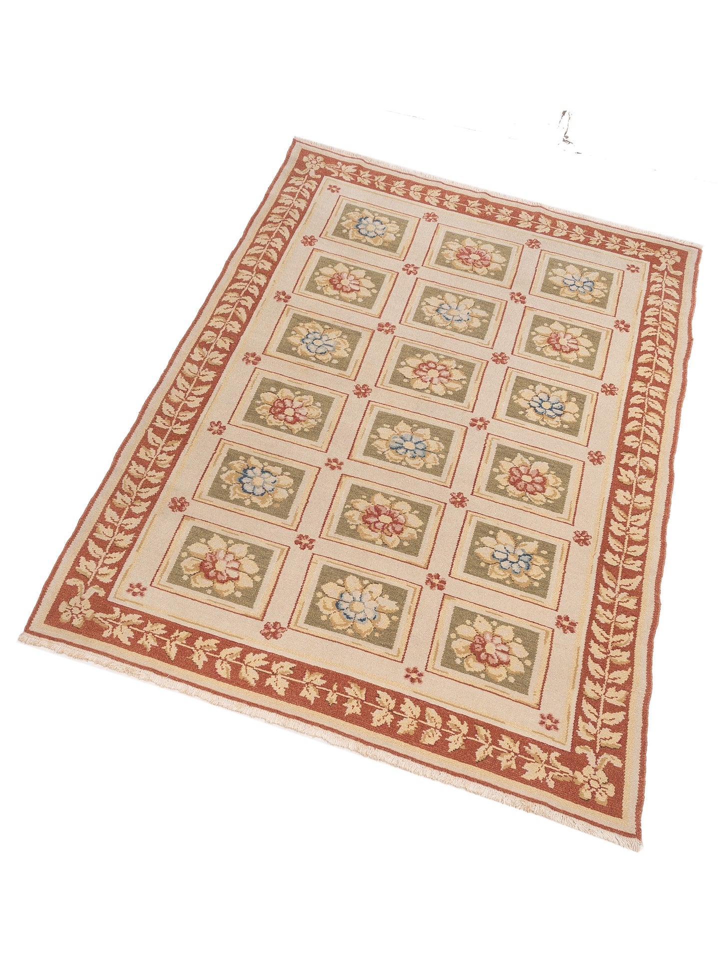 Bouquet 107485 Multi 5.7x8.4 Hand Knotted Rug