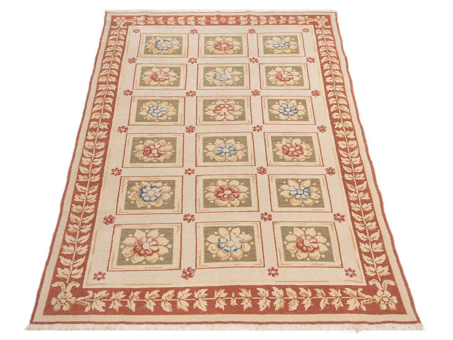 Bouquet 107485 Multi 5.7x8.4 Hand Knotted Rug