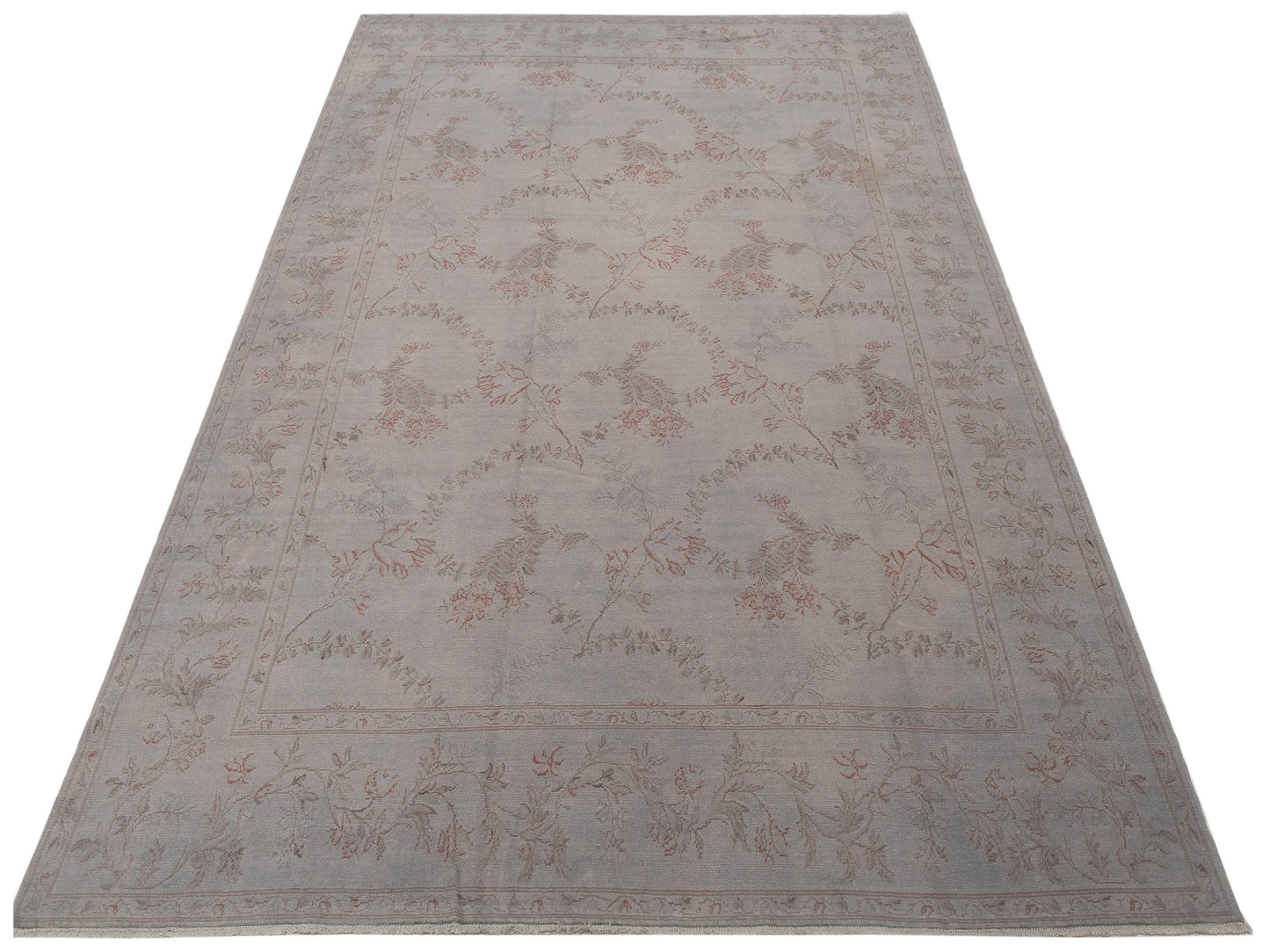 Andalusia 107526 Light Gray 9.2x11.10 Hand Knotted Rug